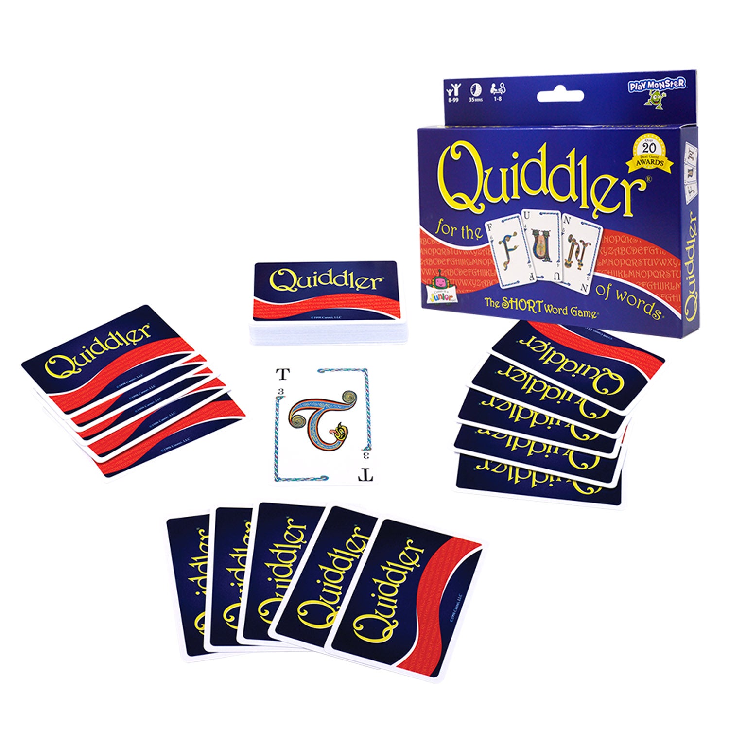 SET Family Games Quiddler Dual Word Card Game Pack - Image 2