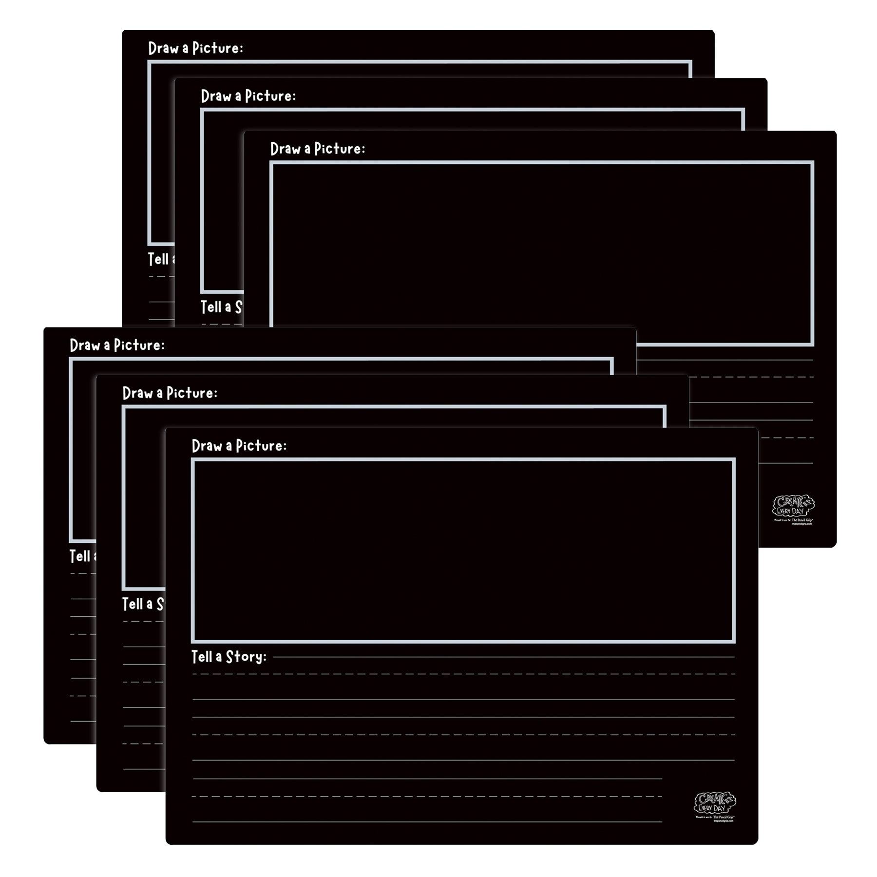 The Pencil Grip? Activity Playmat - Draw a Picture, Pack of 6