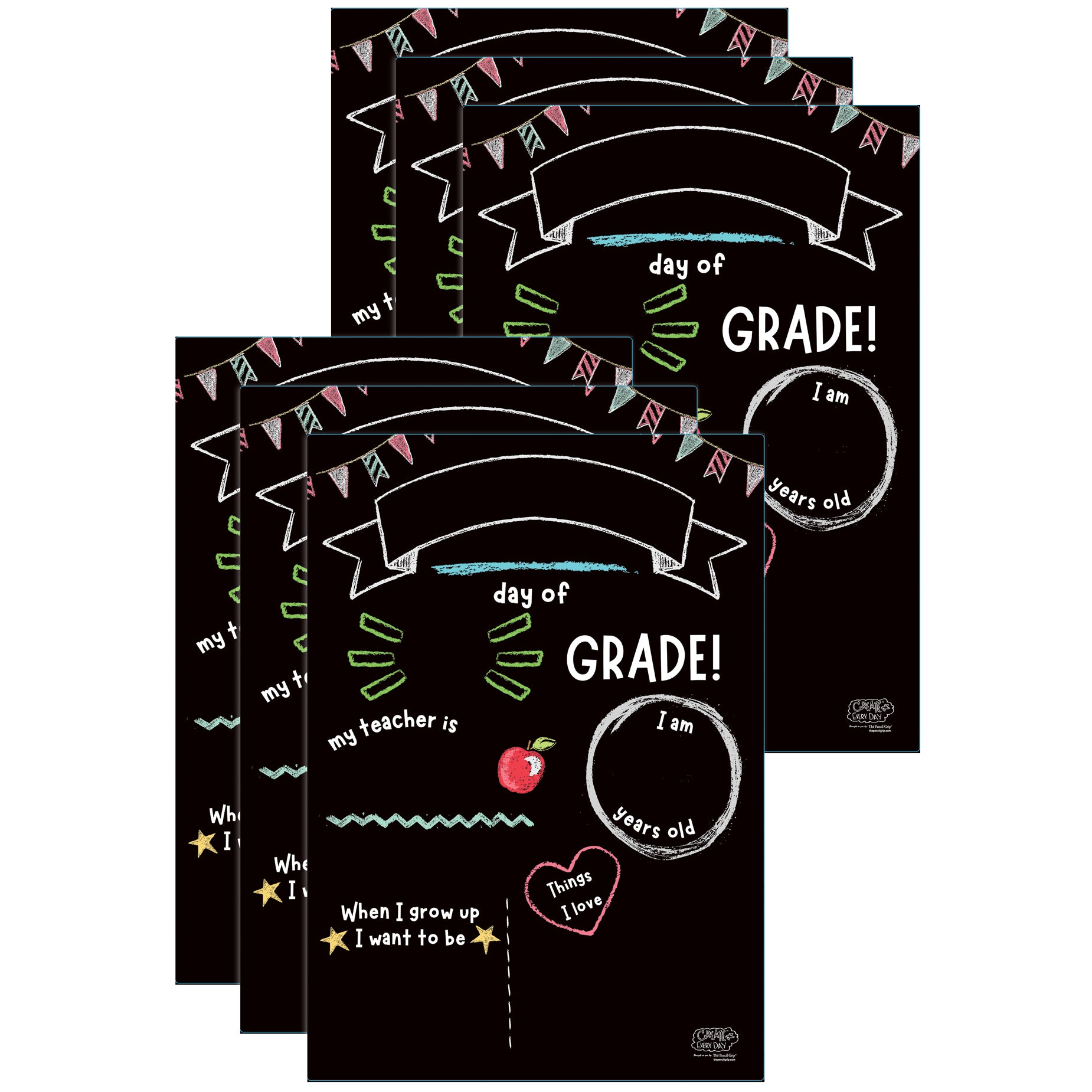 The Pencil Grip? Activity Playmat - School Milestones - Pack of 6