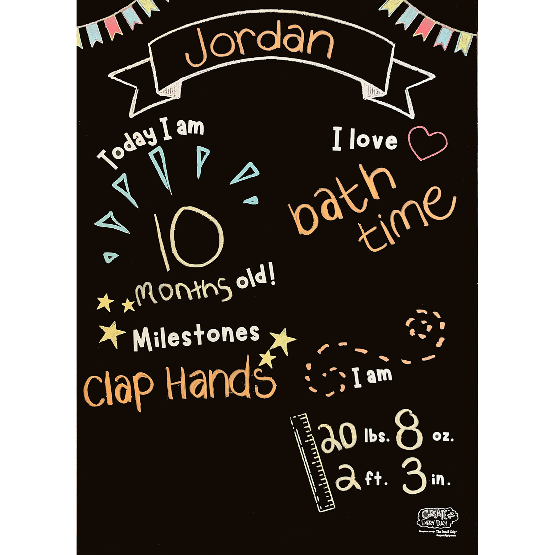 The Pencil Grip Home Milestones Interactive Playmat - Pack of 6 - Image 3