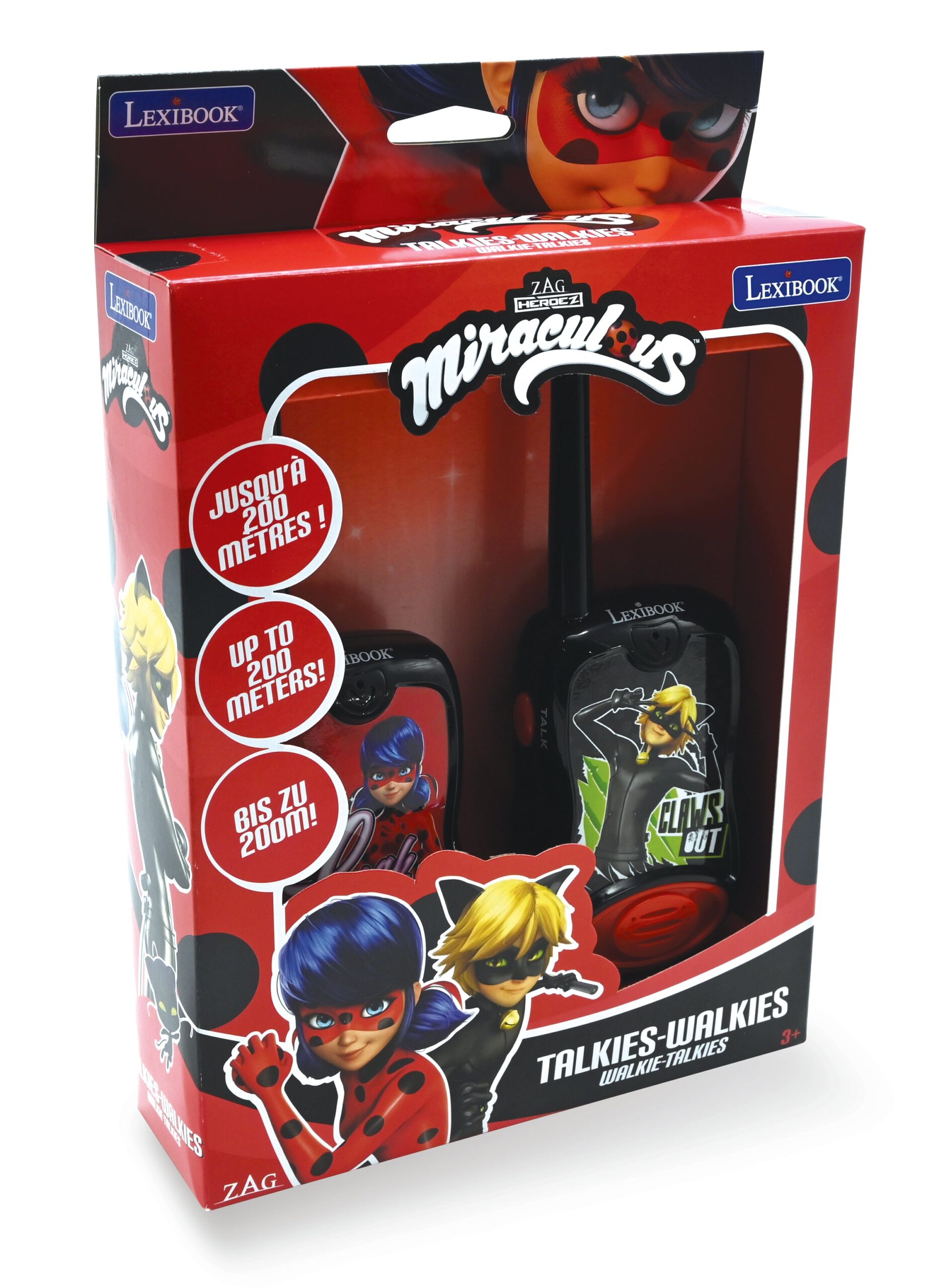 Miraculous Ladybug Themed Walkie Talkies for Kids - Image 2
