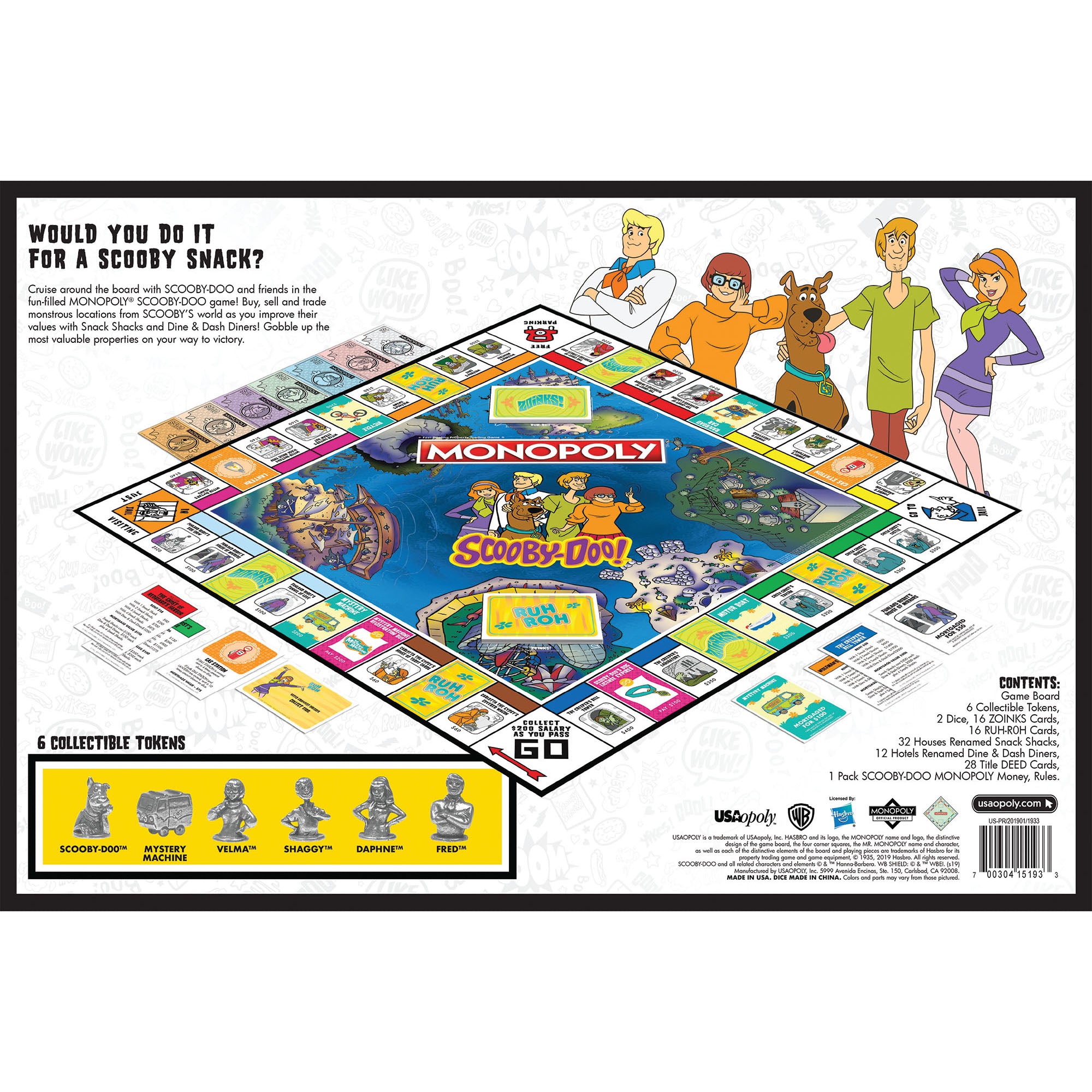 USAopoly MONOPOLY?: Scooby-Doo Board Game - Image 4