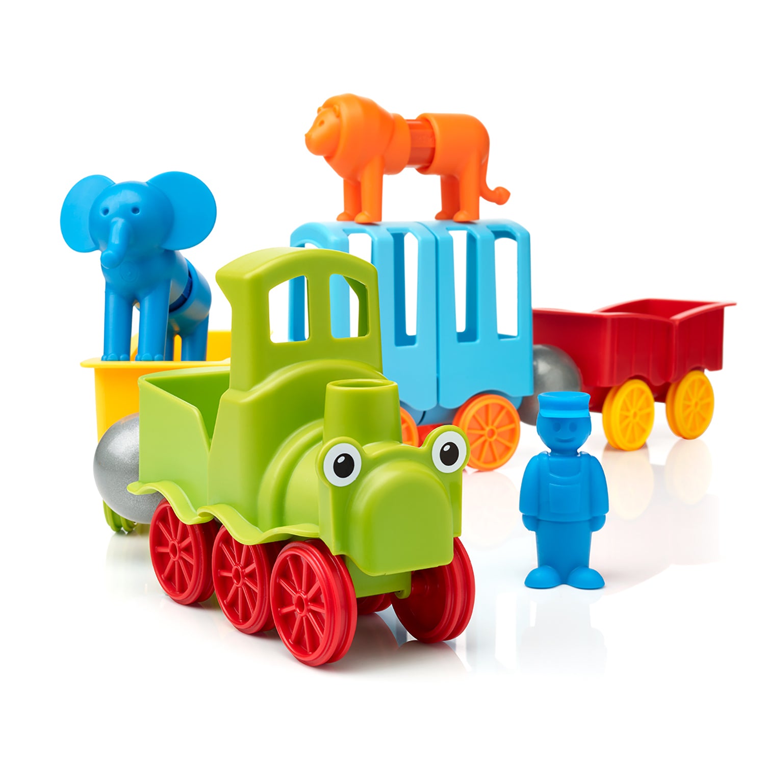 SmartMax My First Animal Train Magnetic Building Set - 22 Pieces - Image 2