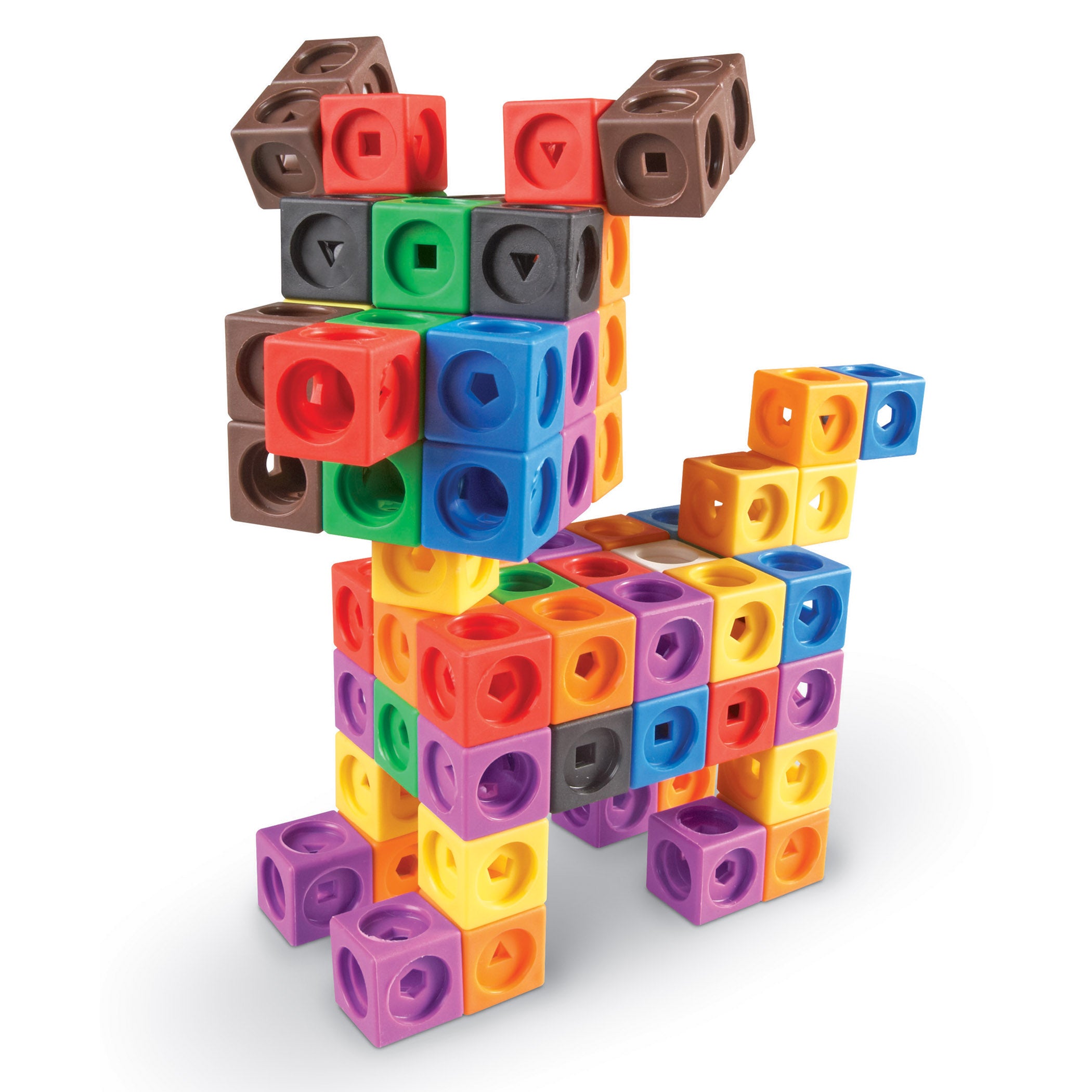 Learning Resources Mathlink Cube Big Builders, 200-Piece Set - Image 2