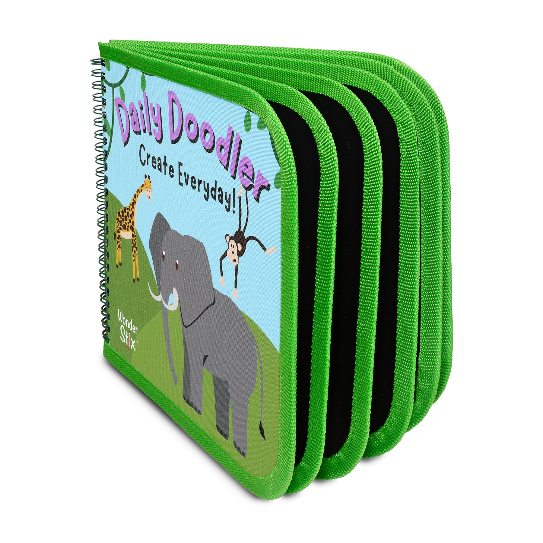 The Pencil Grip Wild Animals Daily Doodler Activity Book with Wonder Stix - Image 4