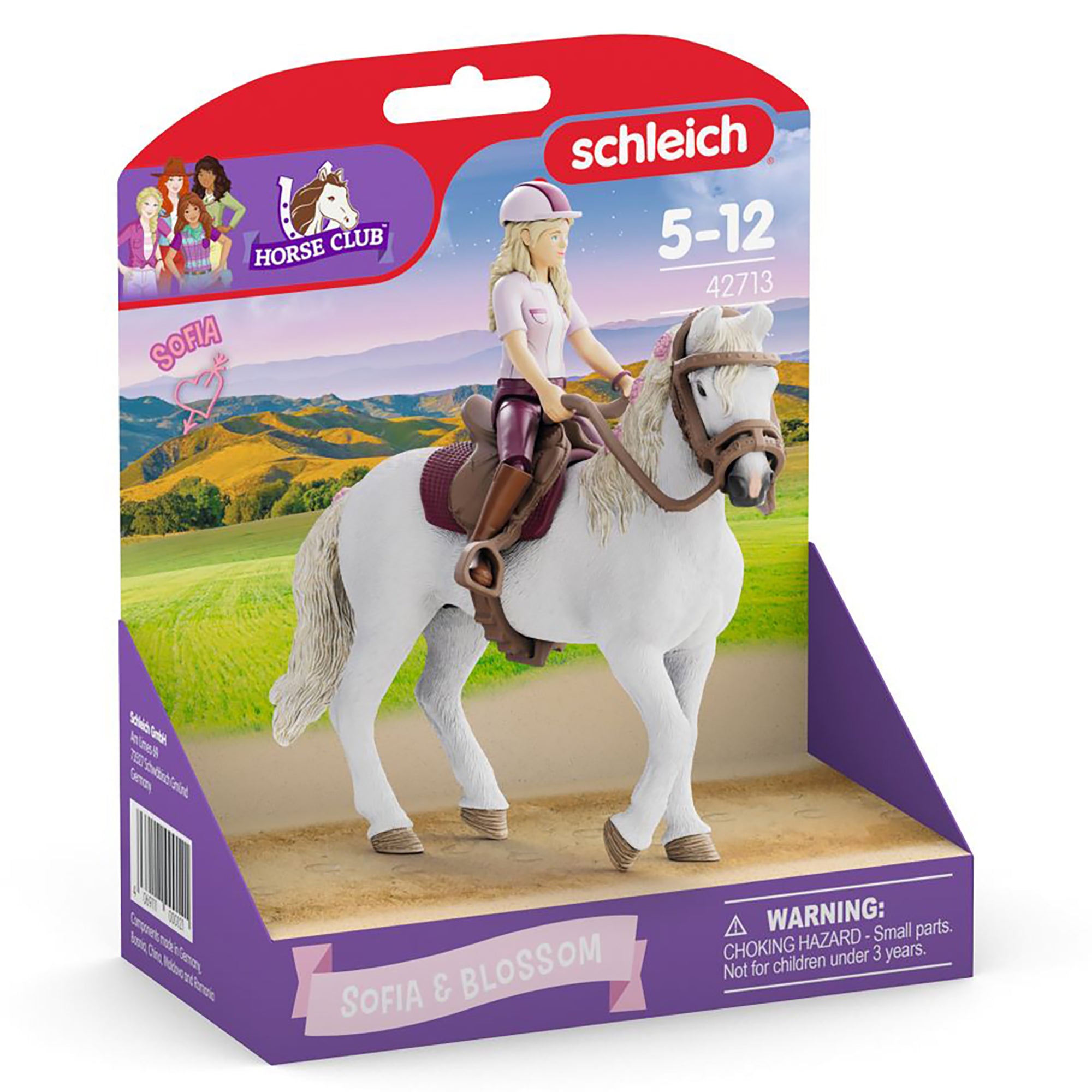 Schleich Horse Club Sofia & Blossom Playset - Articulated Rider, White Mare - Image 2