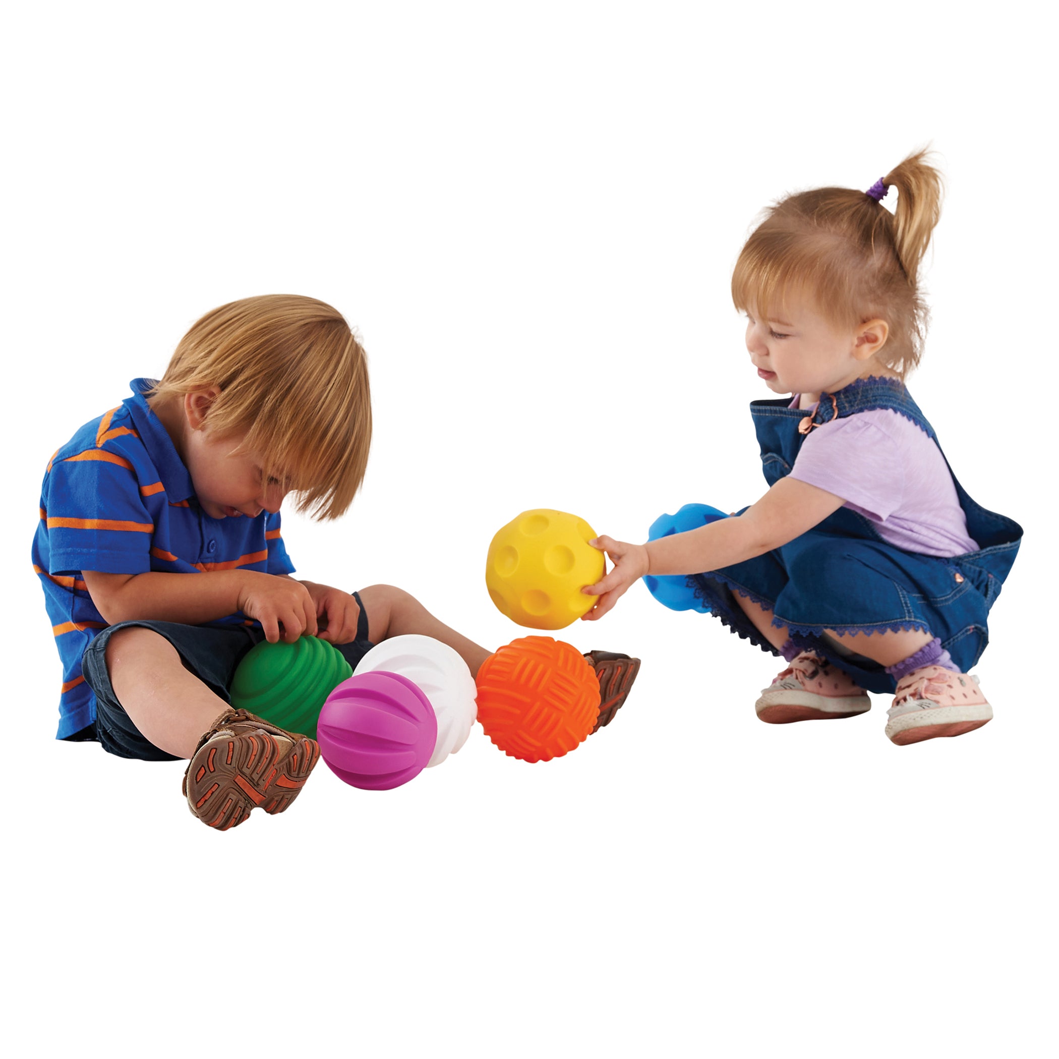 TickiT Tactile Sensory Balls - Set of 6 for Toddlers - Image 2