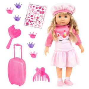 Bayer Design 18-Inch Charlene Interactive Doll - Blonde Curls