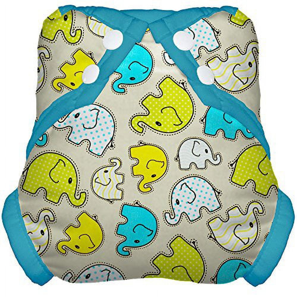 Tidy Tots Elephants Snap Cover ?C Leak-Free Design