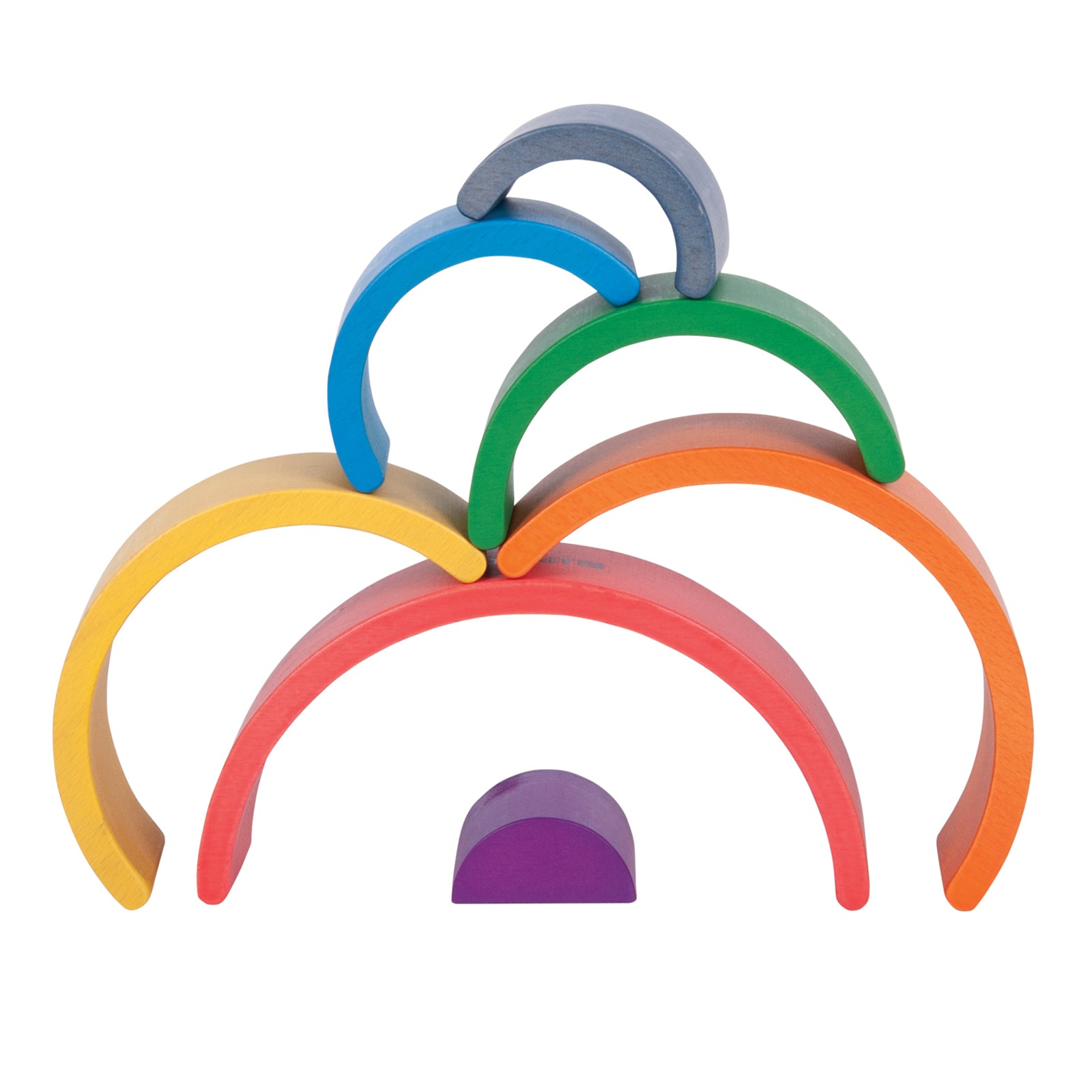TickiT Wooden Rainbow Architect Arches - 7 Piece Set - Image 2