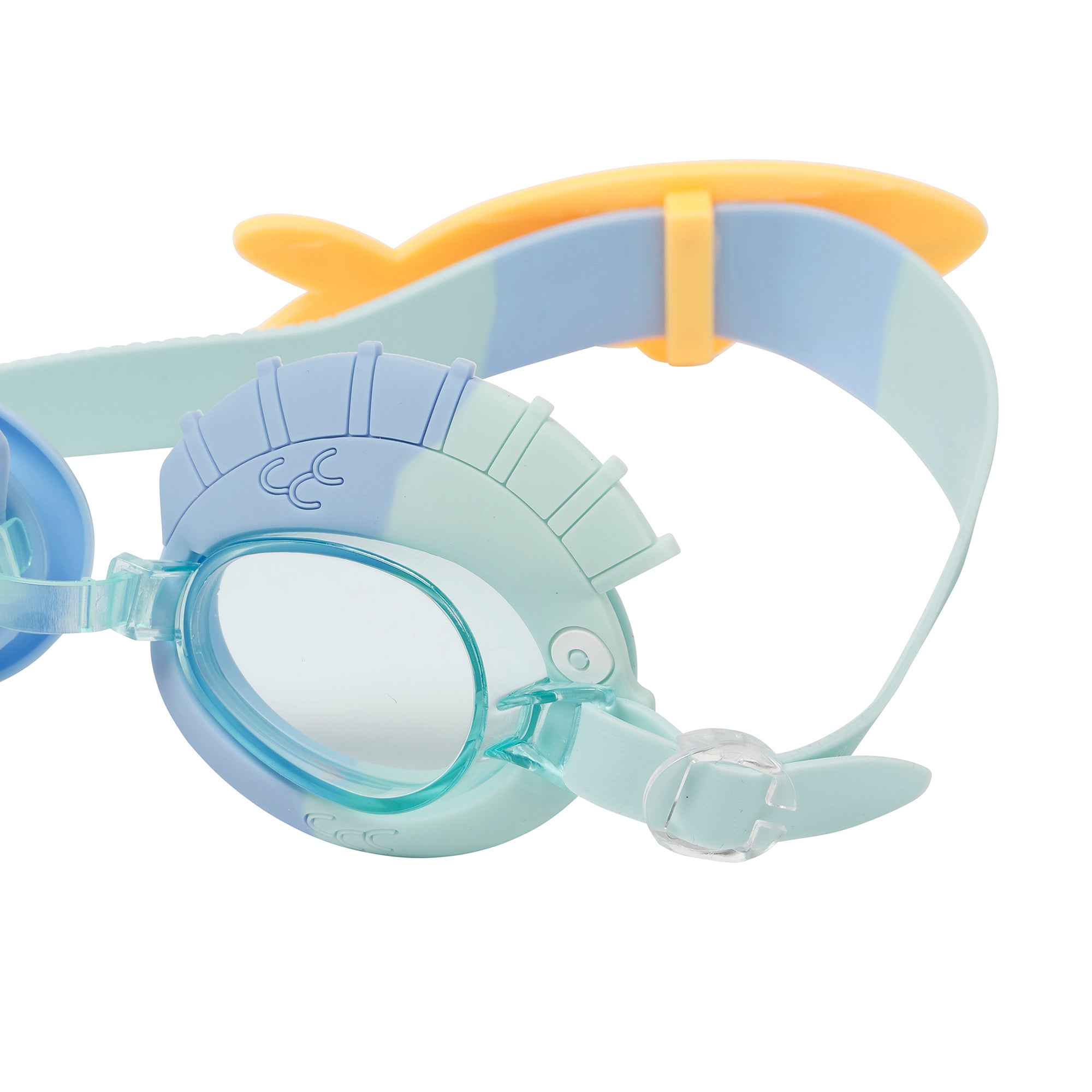 Sunnylife Aqua Blue Finn the Fish Kids Swim Goggles - One Size - Image 5