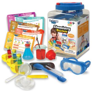 Dr. STEM Chemistry Adventure Set - 10 Experiment Kit for Kids Age 5+