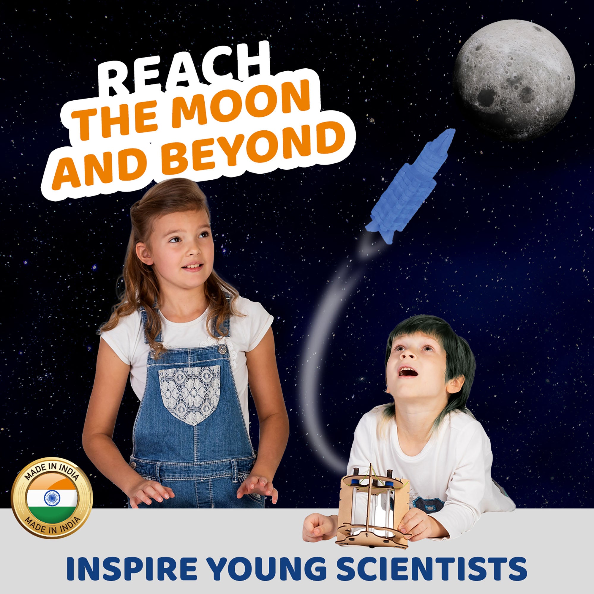 Smartivity Chandrayaan Space Rocket Launcher Science Kit - Image 3