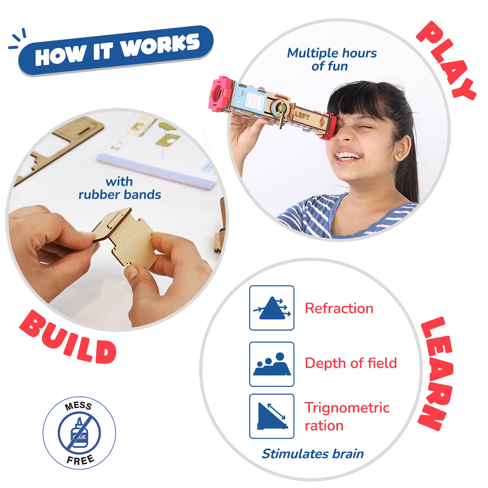 Smartivity Pirate's Telescope DIY Science Kit - Collapsible Pocket Model - Image 2