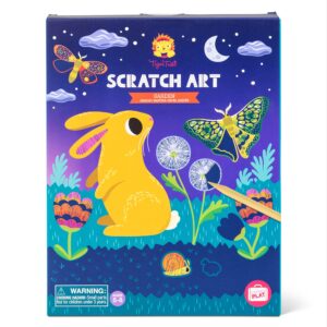 Tiger Tribe Scratch Art Garden Set - Vibrant Color Reveal, 8 Designs