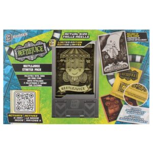 Exquisite Gaming Beetlejuice Digiplate Starter Pack with 3 Metal Cards Phone Stand