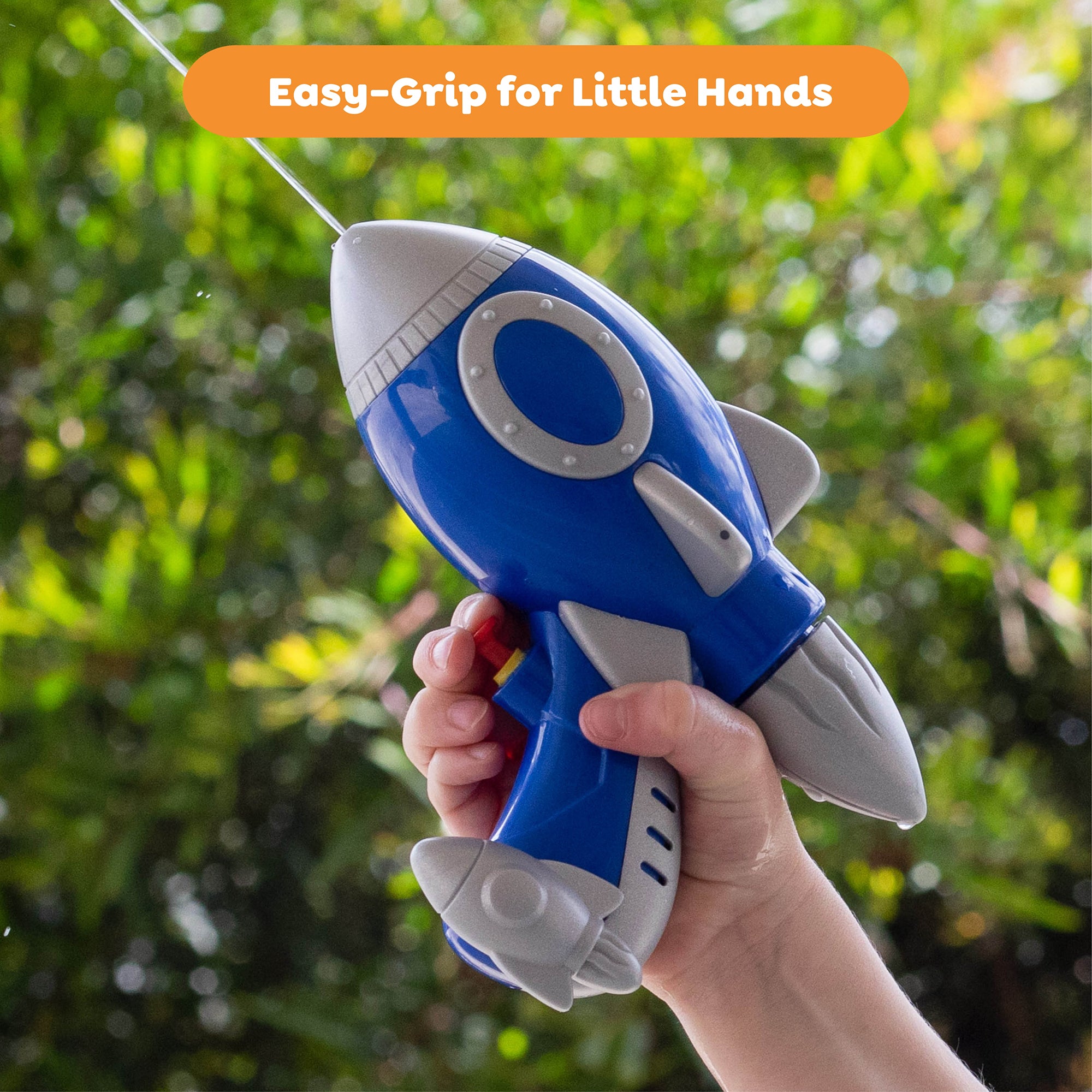 Tiger Tribe Galaxy Water Blaster, Blue & Silver, Space-Themed Squirt Gun, Ages 4+ - Image 5