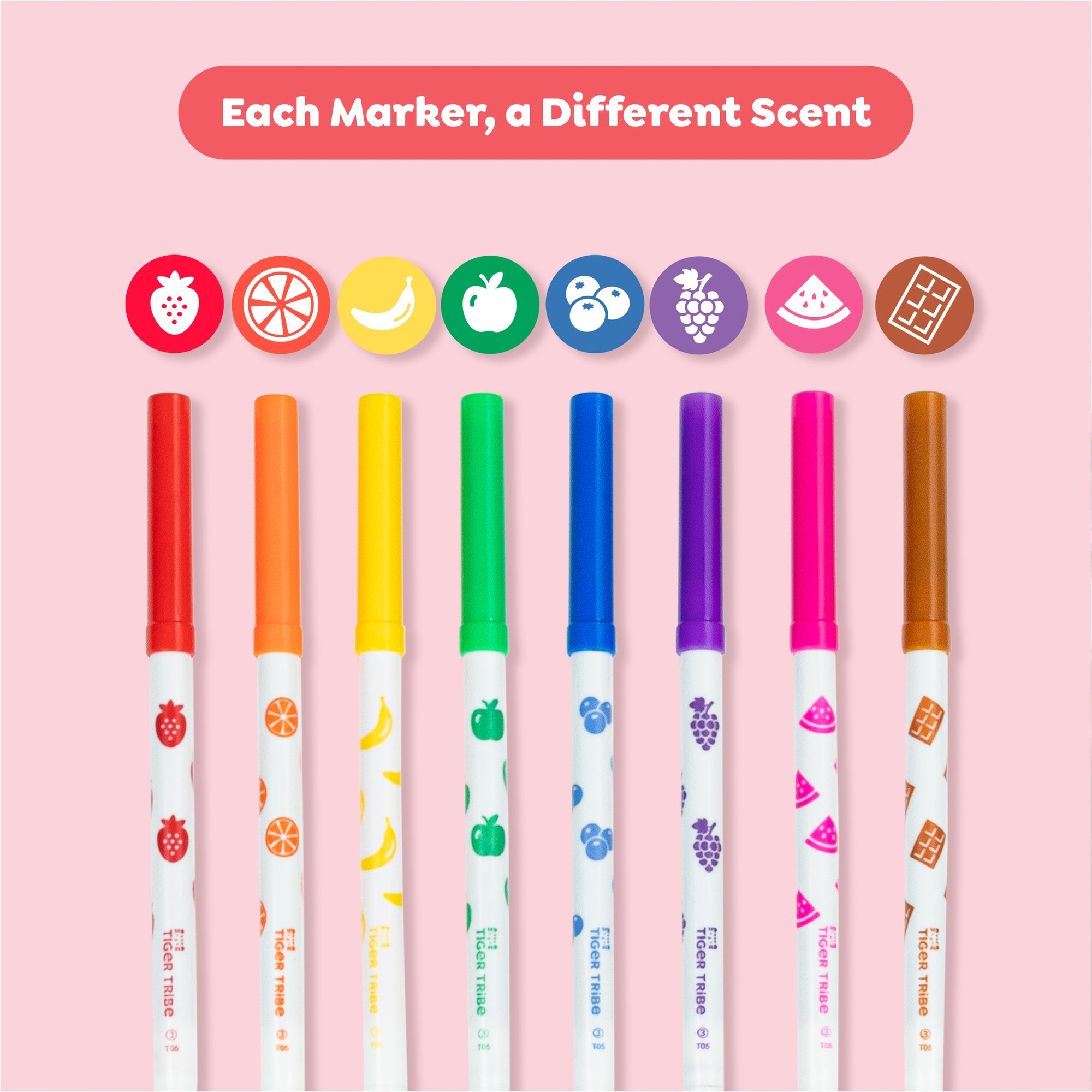 Tiger Fruitie Cutie Scented Coloring Set - Image 5