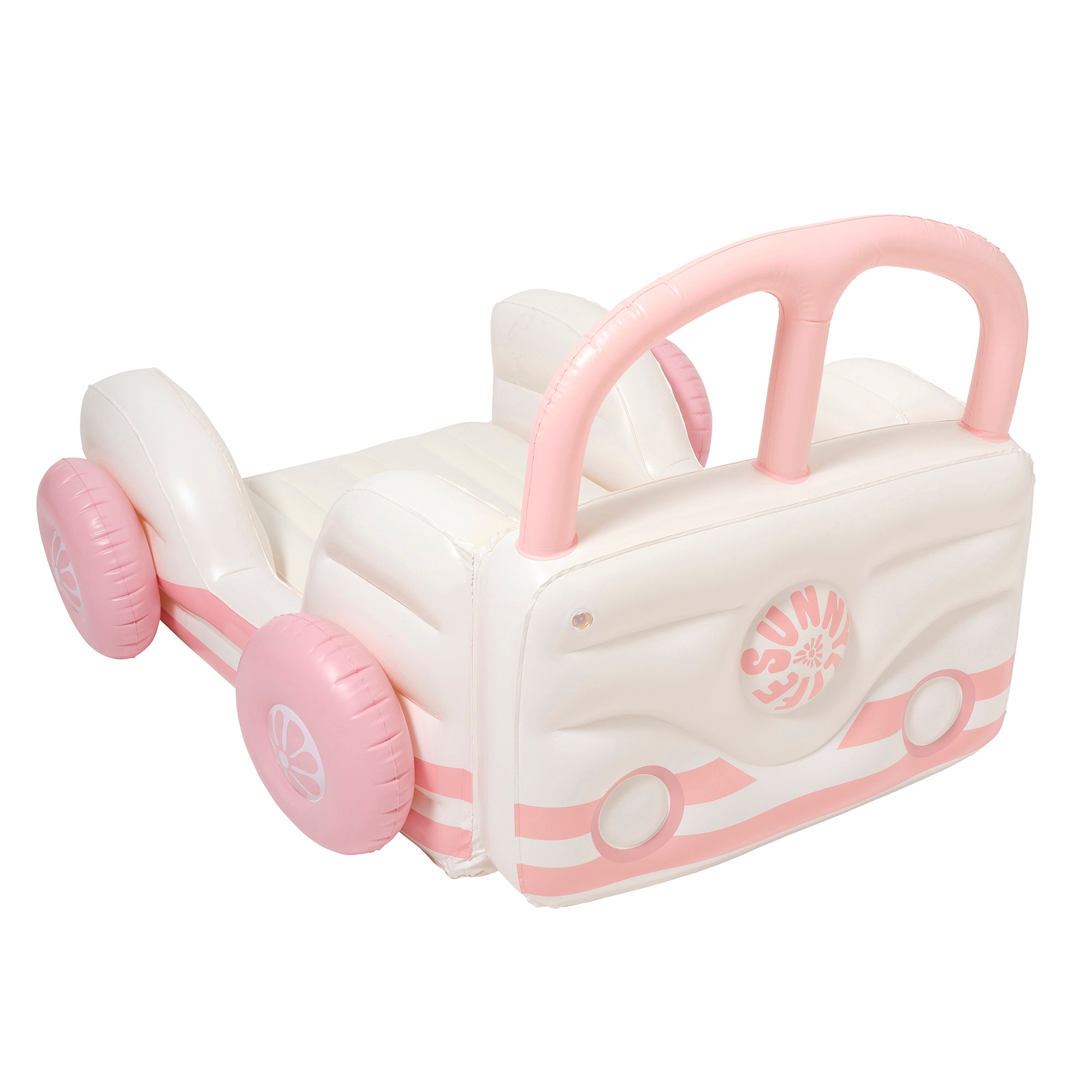 Sunnylife Kids Candy Pink Summer Van Inflatable Sleepover Bed - Image 3