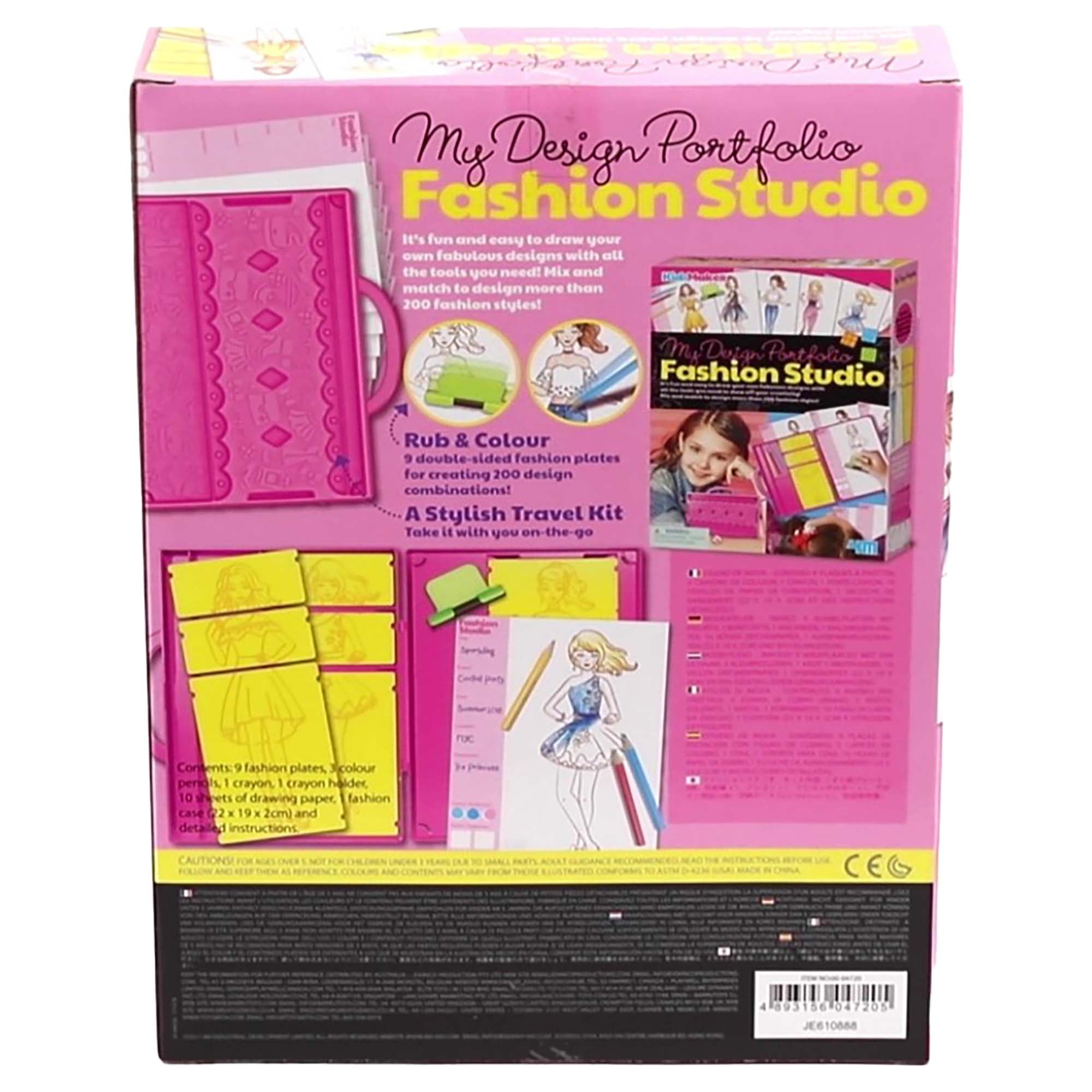 KidzMaker My Design Portfolio Fashion Studio Kit - Image 2