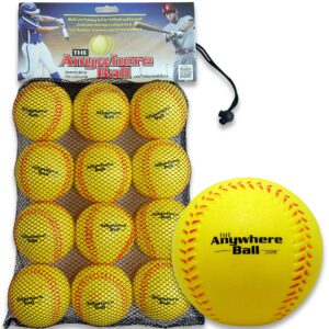Anywhere Sports: The Anywhere Ball Foam Training Set - Yellow 12 Pack