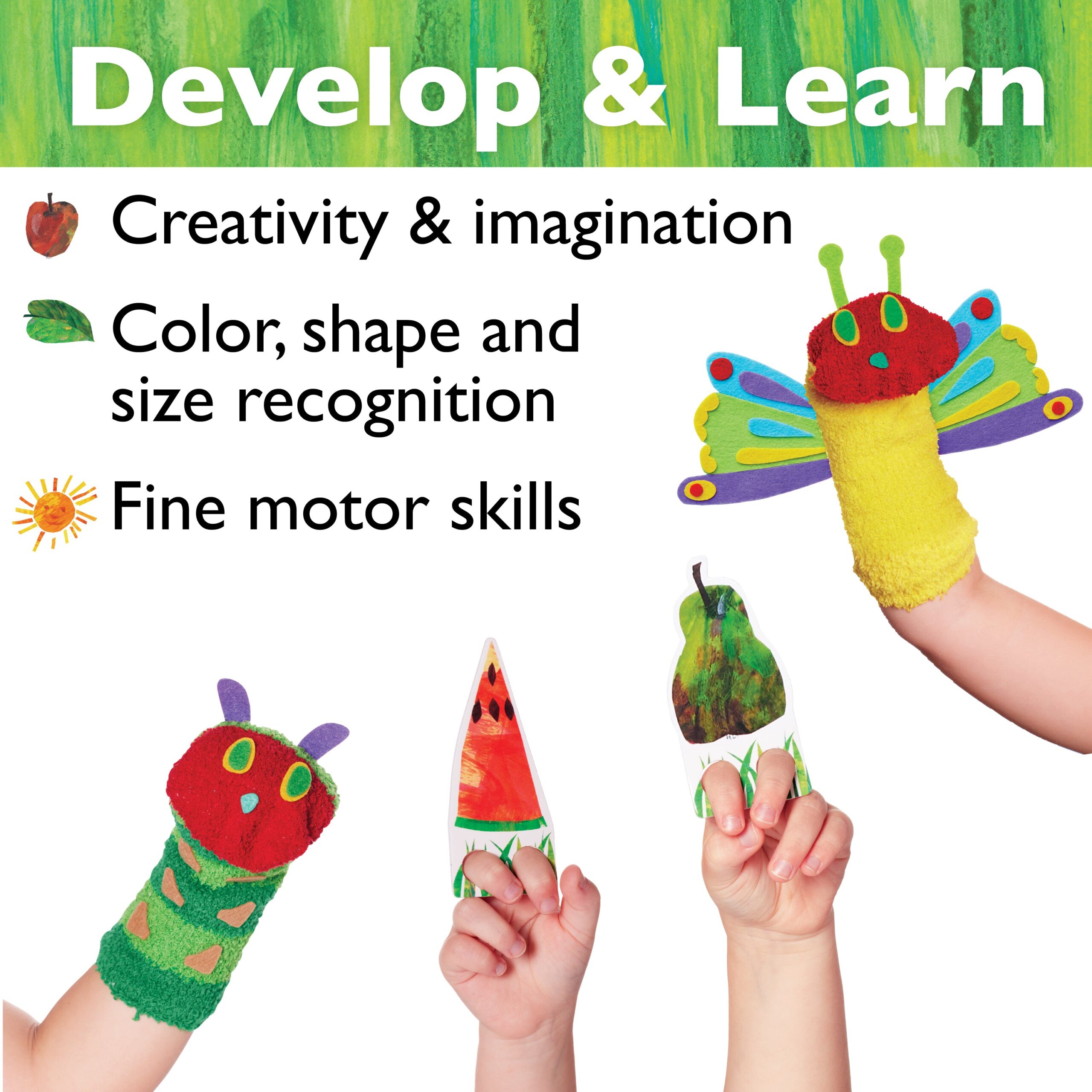 Creativity for Kids Very Hungry Caterpillar Hand Puppet Craft Kit - Image 5