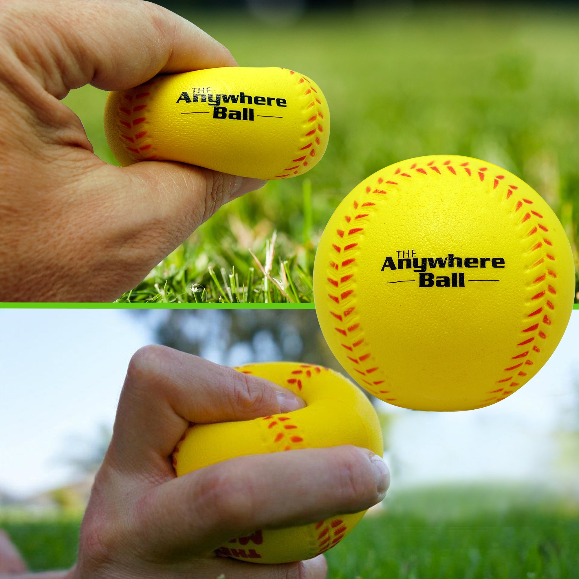 Anywhere Sports: The Anywhere Ball Foam Training Set - Yellow 12 Pack - Image 3