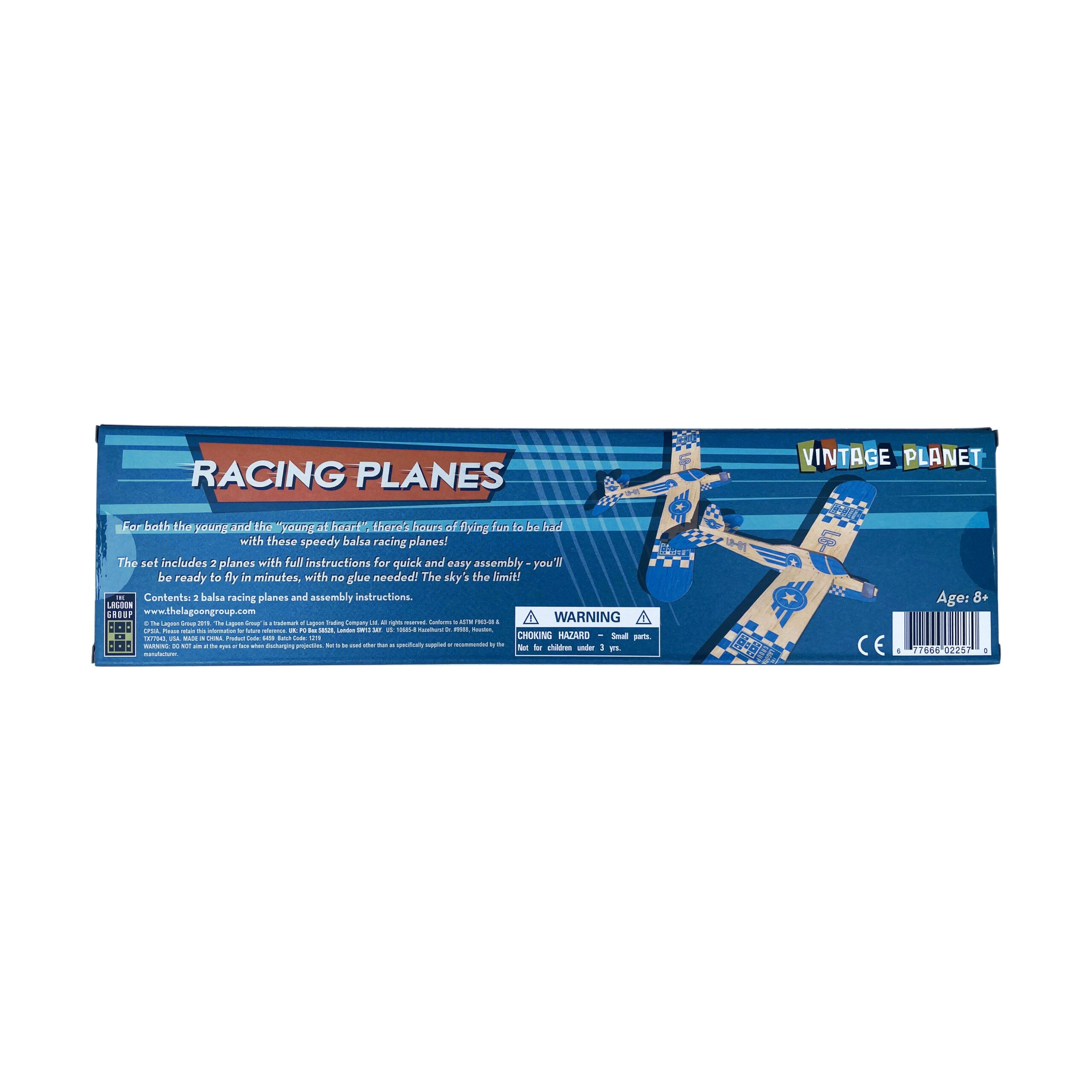 Vintage Planet Balsa Wood Racing Planes Set - Image 3