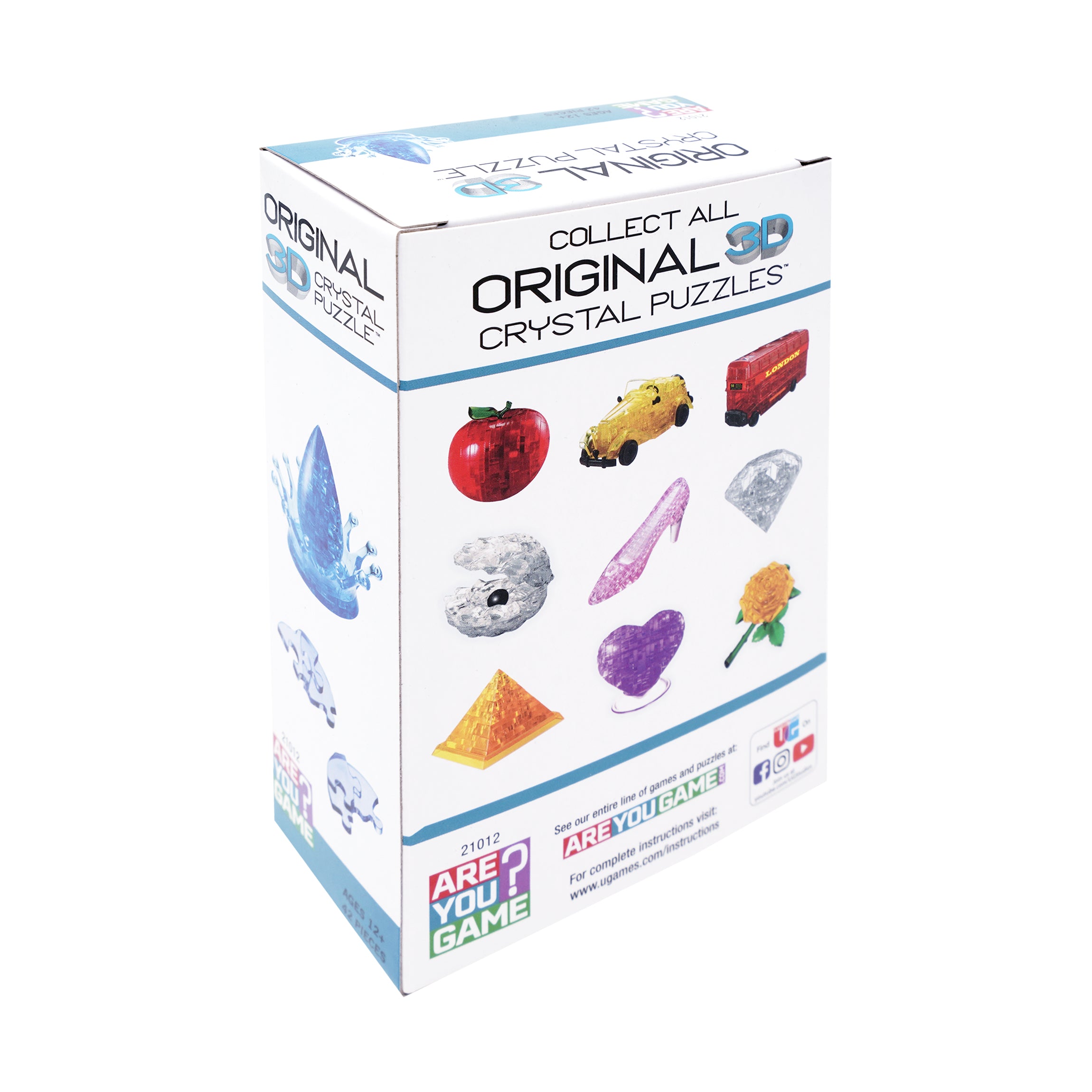 Aqua Gleam 3D Crystal Puzzle - Water Crown: 42 Pcs - Image 4