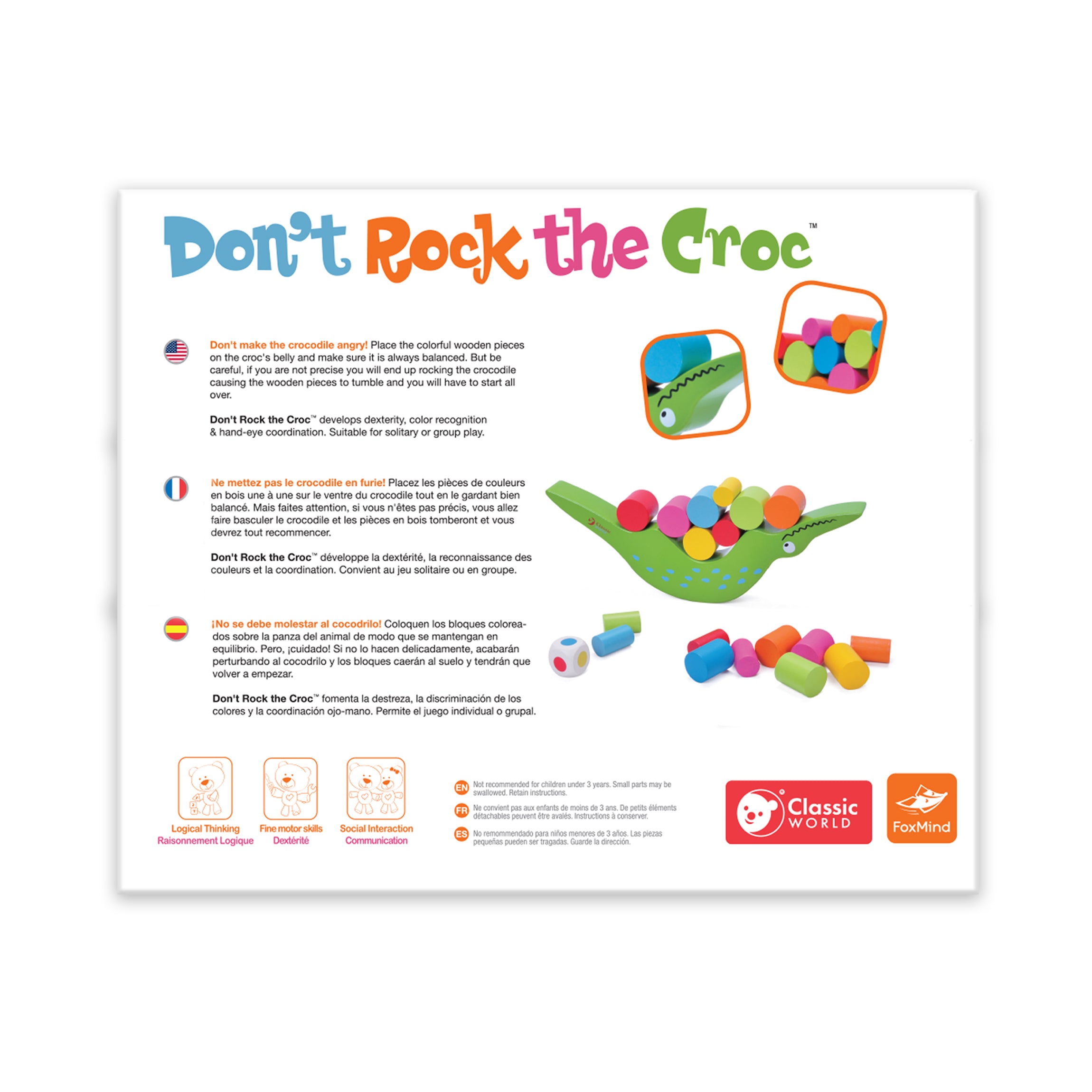 Don't Rock the Croc Balance & Strategy Game - Image 2