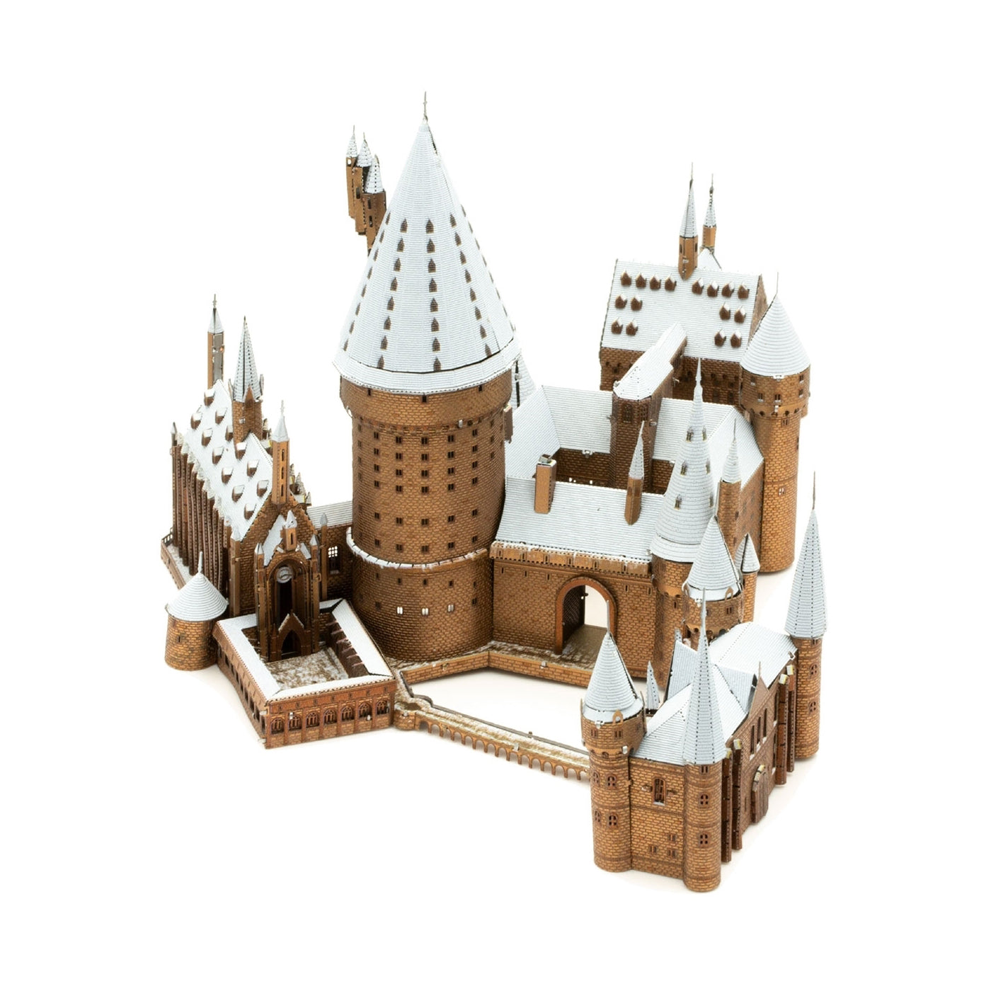 Metal Earth ICONX Harry Potter Hogwarts in Snow 3D Metal Model Kit - Image 2