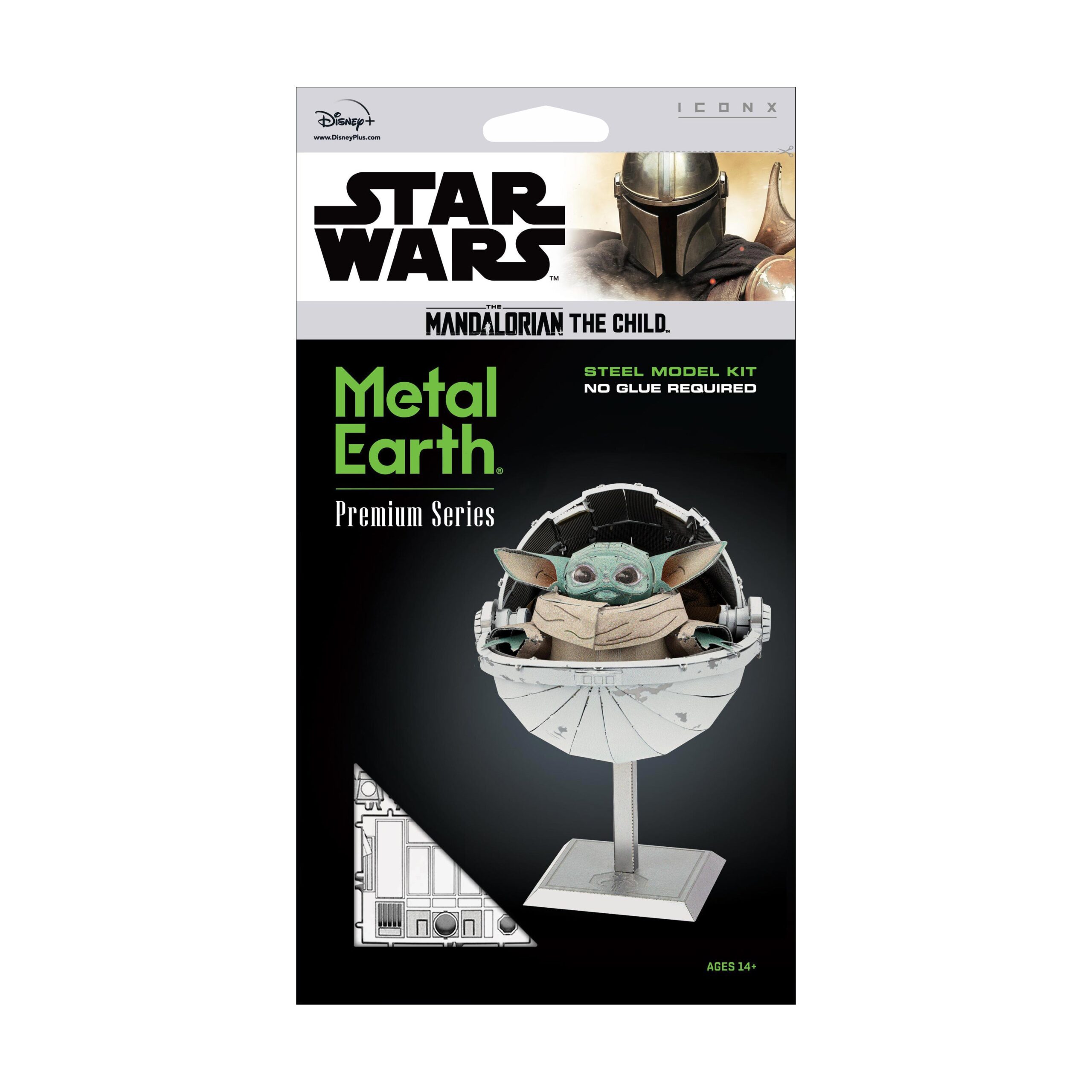 Metal Earth ICONX Star Wars 3D Model Kit - The Mandalorian The Child - Image 2