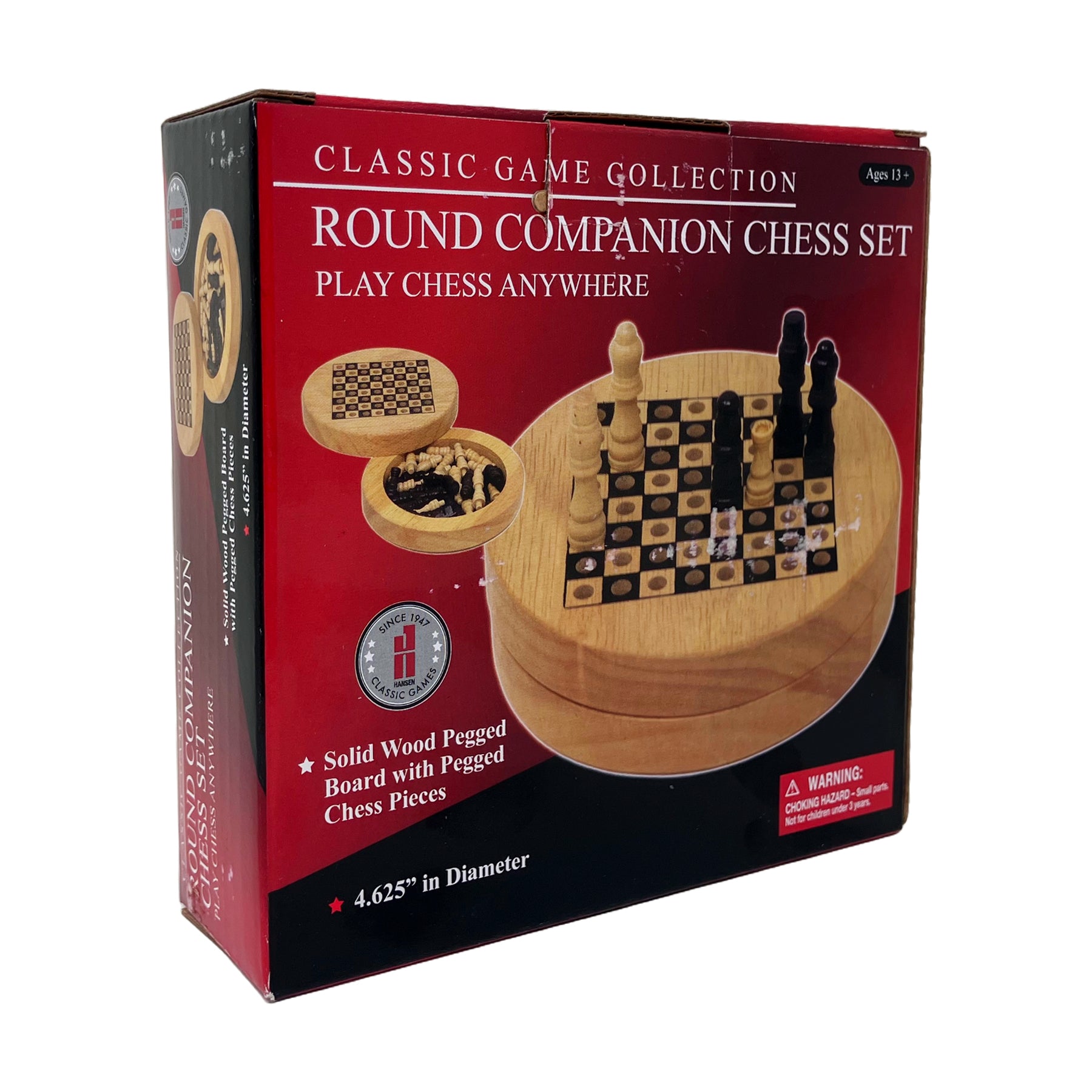 Classic Game Companion Round Chess Set - Portable Travel Edition - Image 2