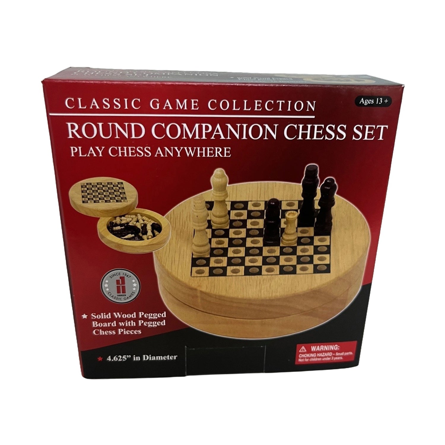Classic Game Companion Round Chess Set - Portable Travel Edition - Image 3