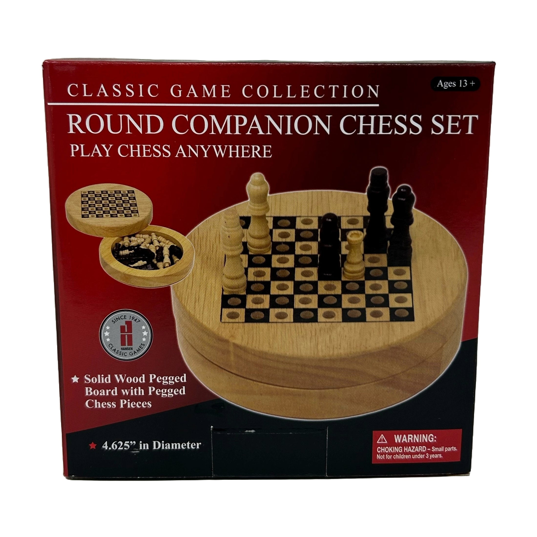 Classic Game Companion Round Chess Set - Portable Travel Edition - Image 4