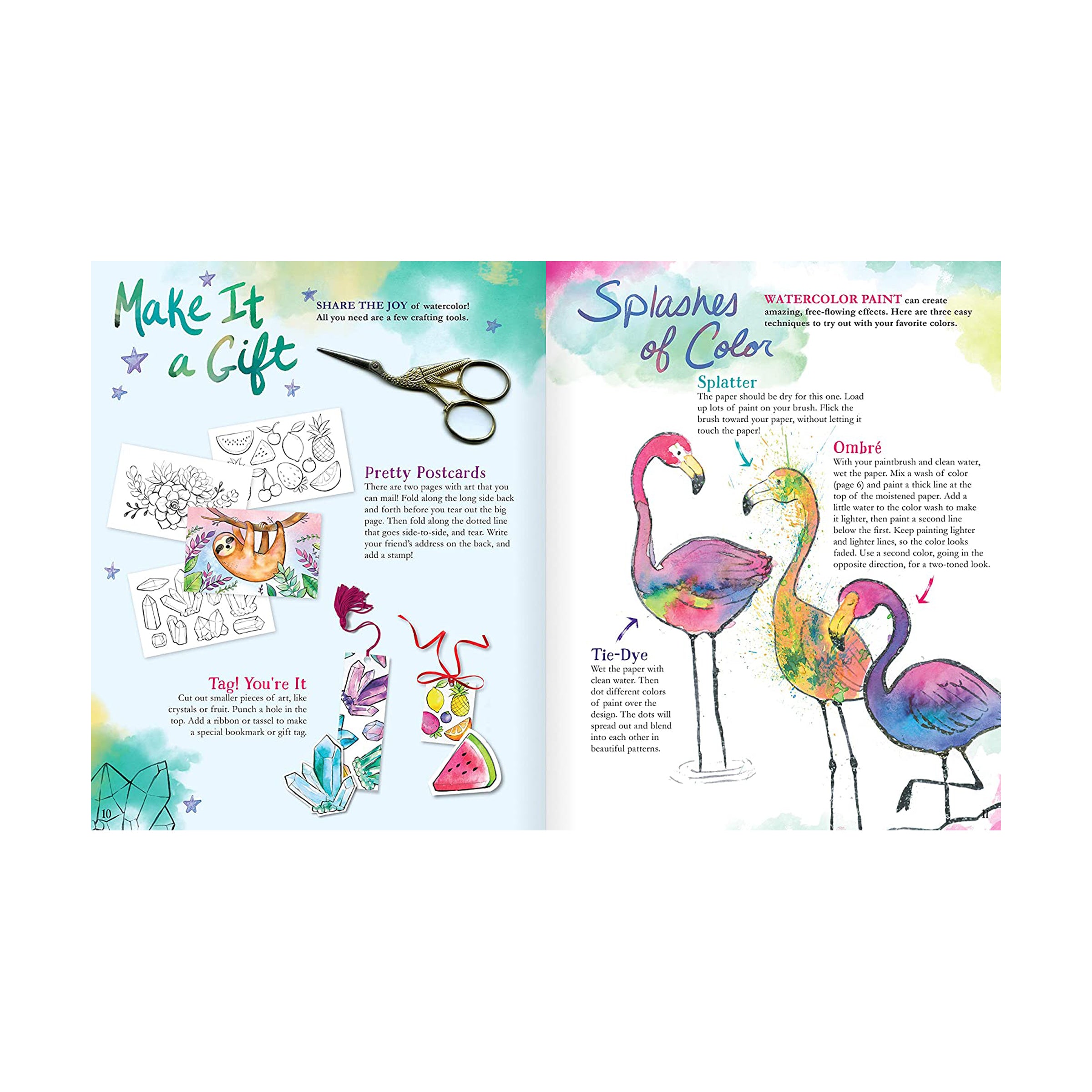Whimsical Watercolor Dreams Complete Painting Kit for Kids and Teens - Image 4
