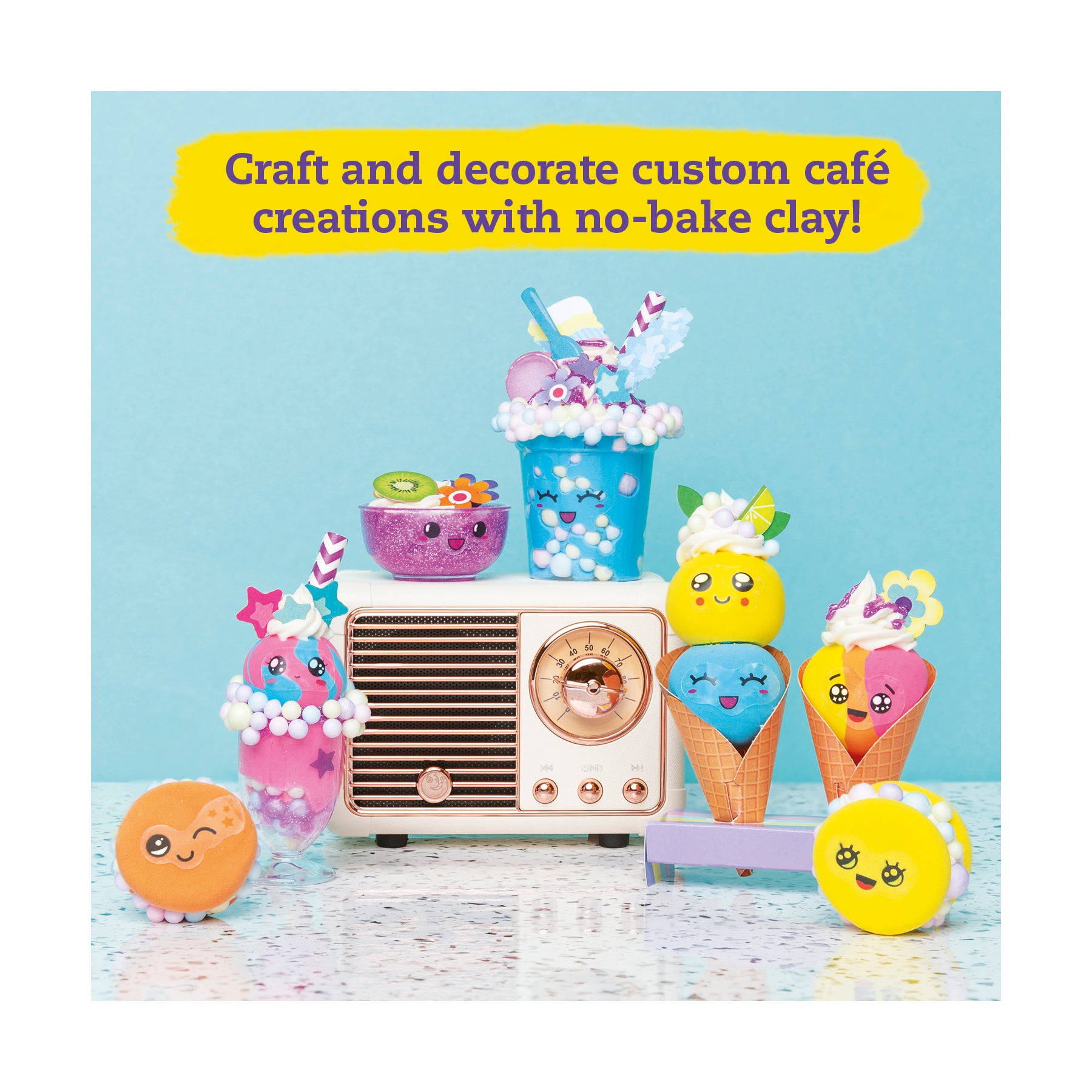 Mini Shake Shop Creative Clay Craft Kit - Play & Mold Delights - Image 4