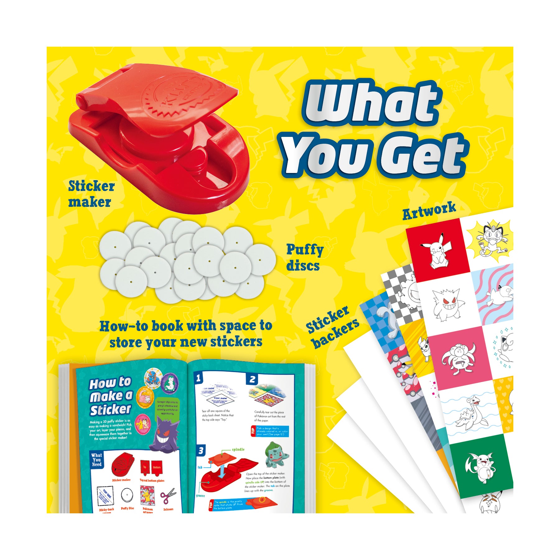 Klutz Pokemon Series Color-In 3D Puffy Sticker Maker Kit - Image 3