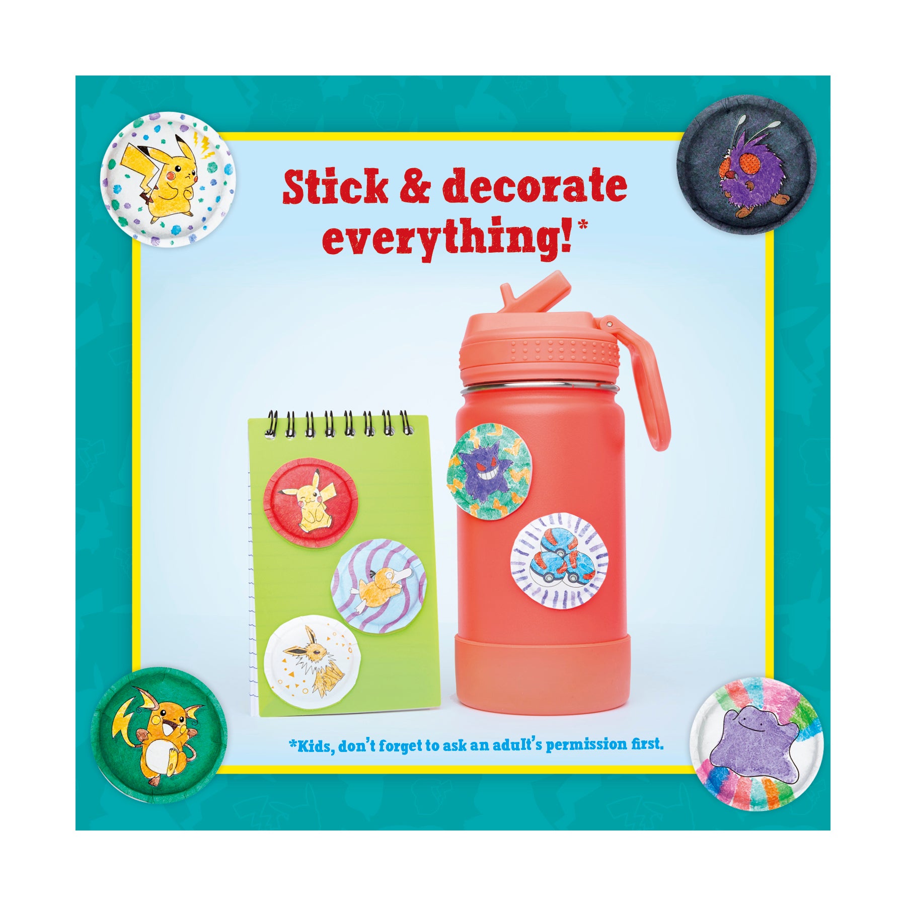 Klutz Pokemon Series Color-In 3D Puffy Sticker Maker Kit - Image 5