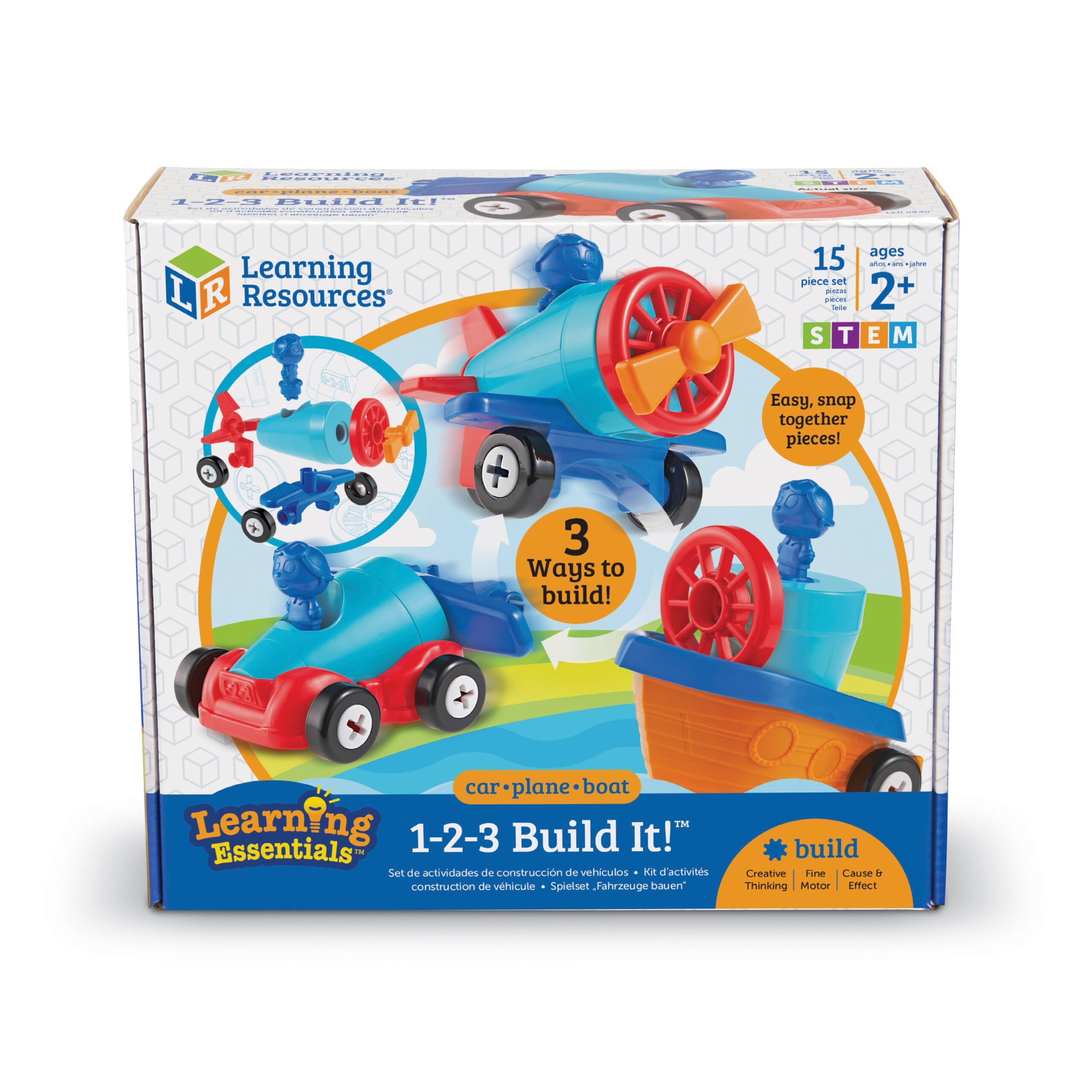 Learning Essentials 1-2-3 Build It! - Multimodal Constructor Kit - Image 4