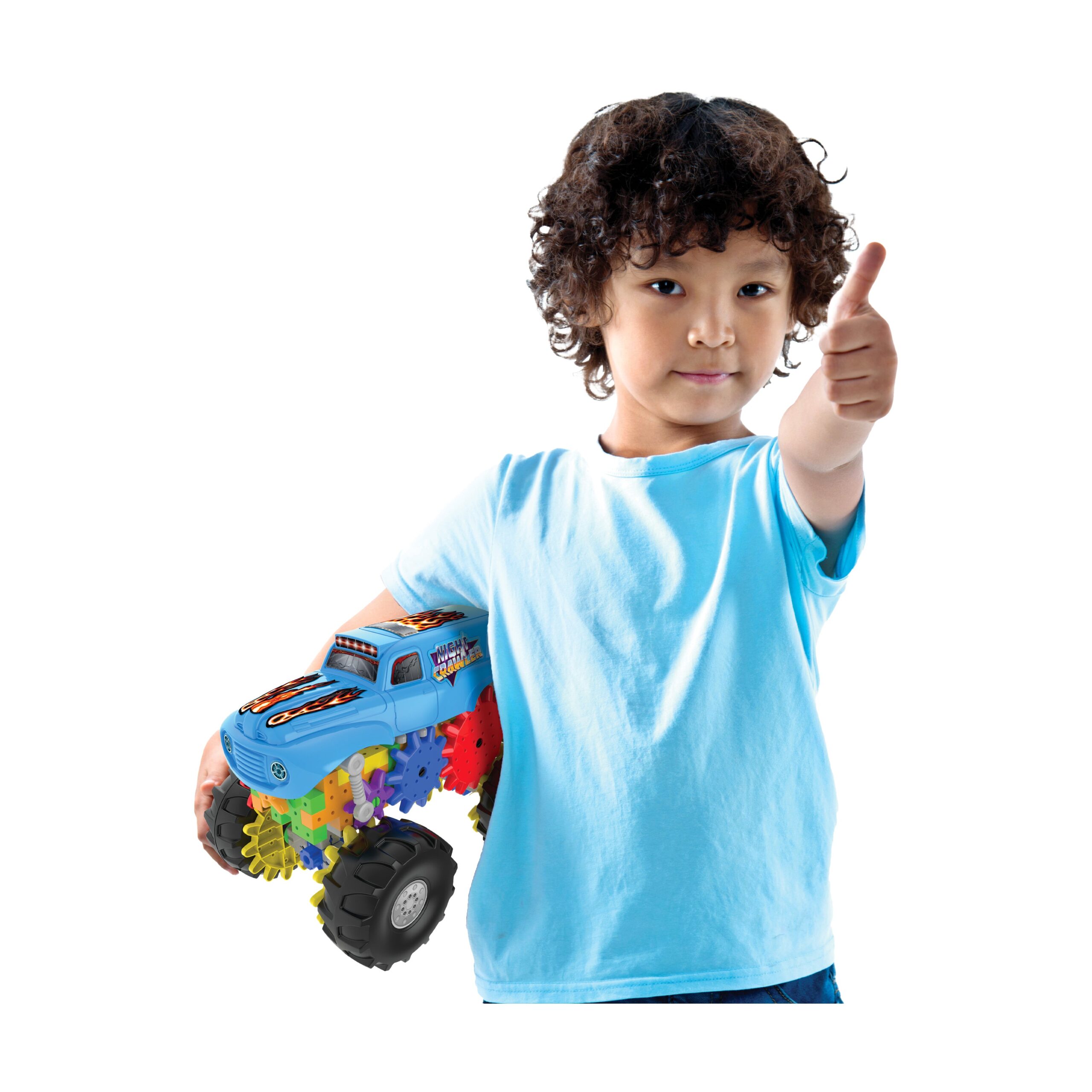 Techno Gears Night Crawler Monster Truck Building Set - 60+ Pieces - Image 5