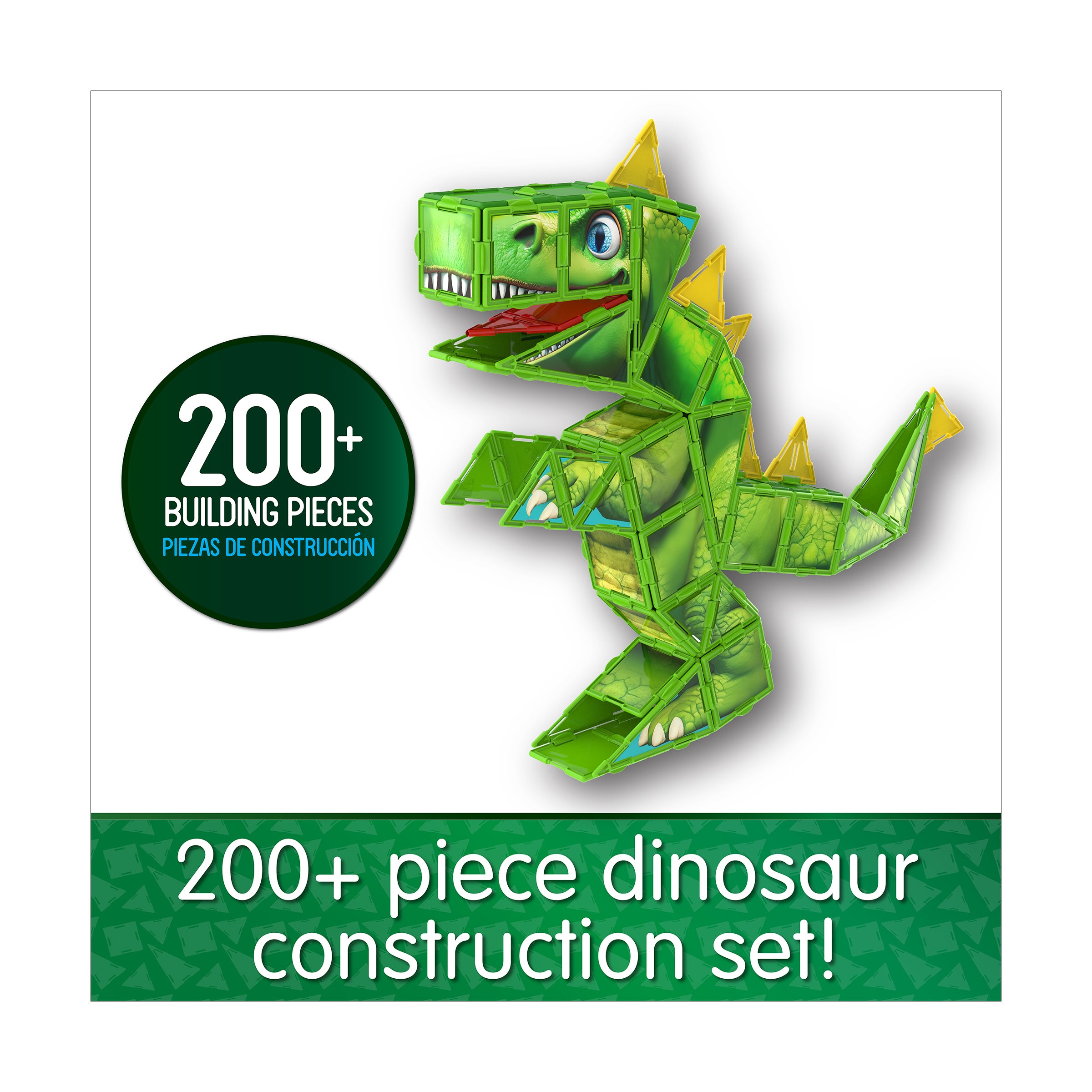 Techno Tiles - Dinosaur Creative Building Set, 200+ Pieces - Image 4