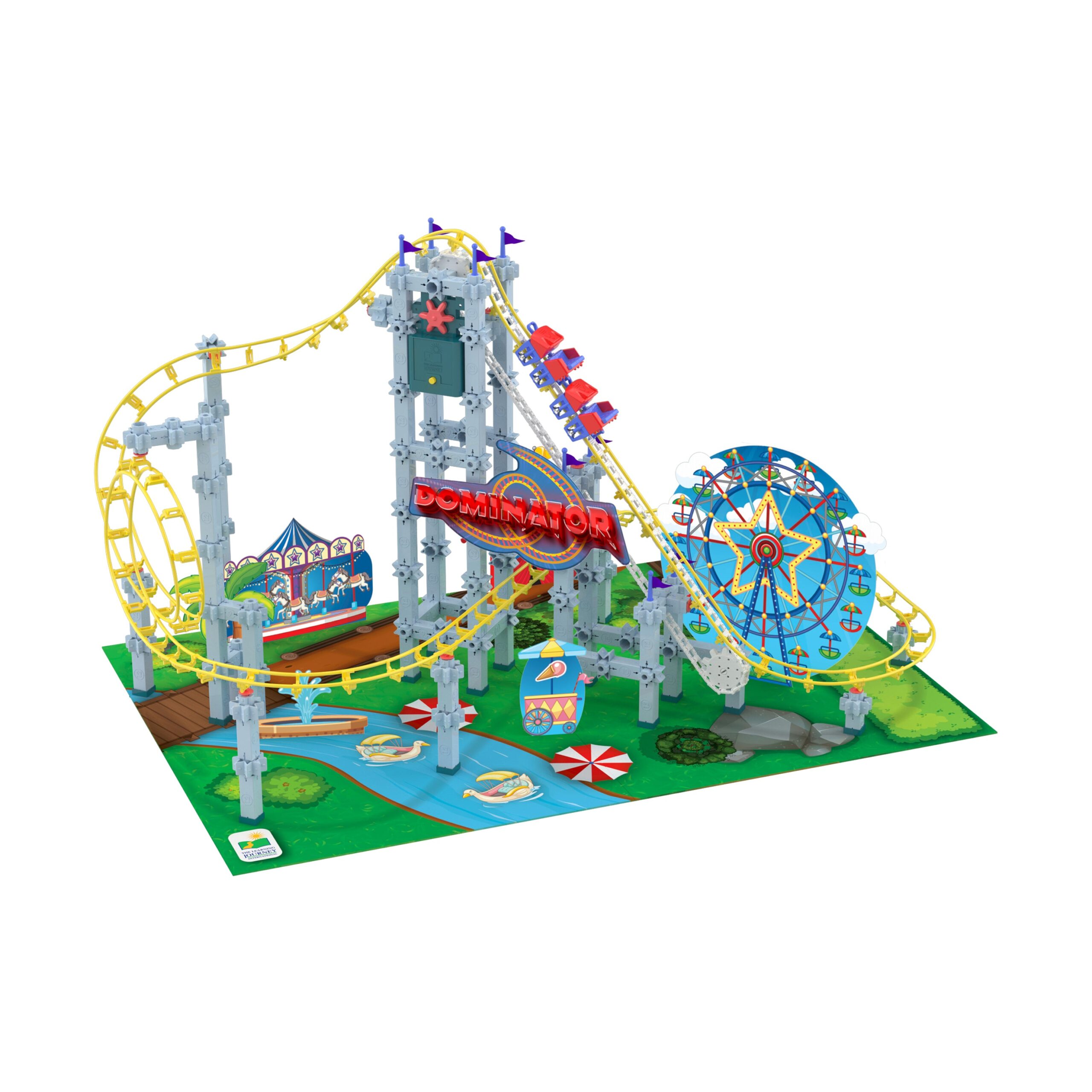 Techno Trax Dominator Roller Coaster Building Set - 346 Pieces - Image 2