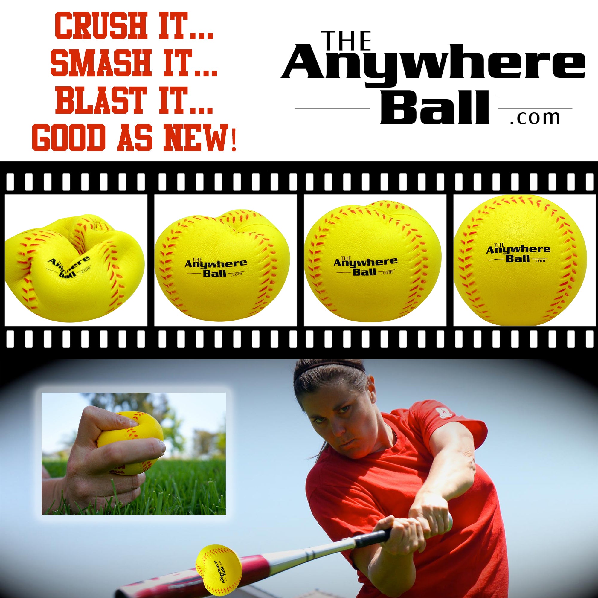 Anywhere Sports: The Anywhere Ball Foam Training Set - Yellow 12 Pack - Image 5